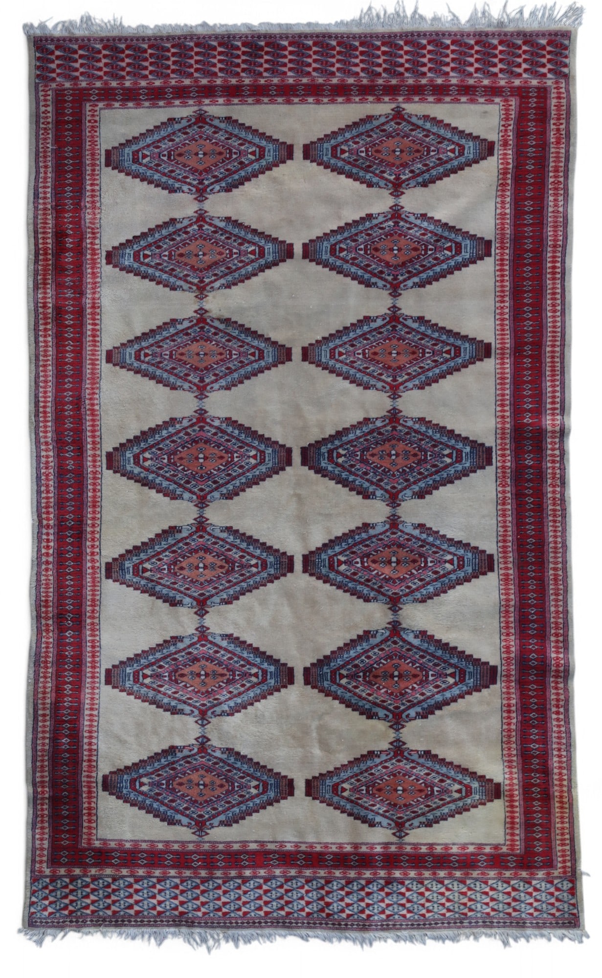 Turkmen Area Rug: Turkmen Area Rug 101 x 60 in. (256.5 x 152.4 cm.)