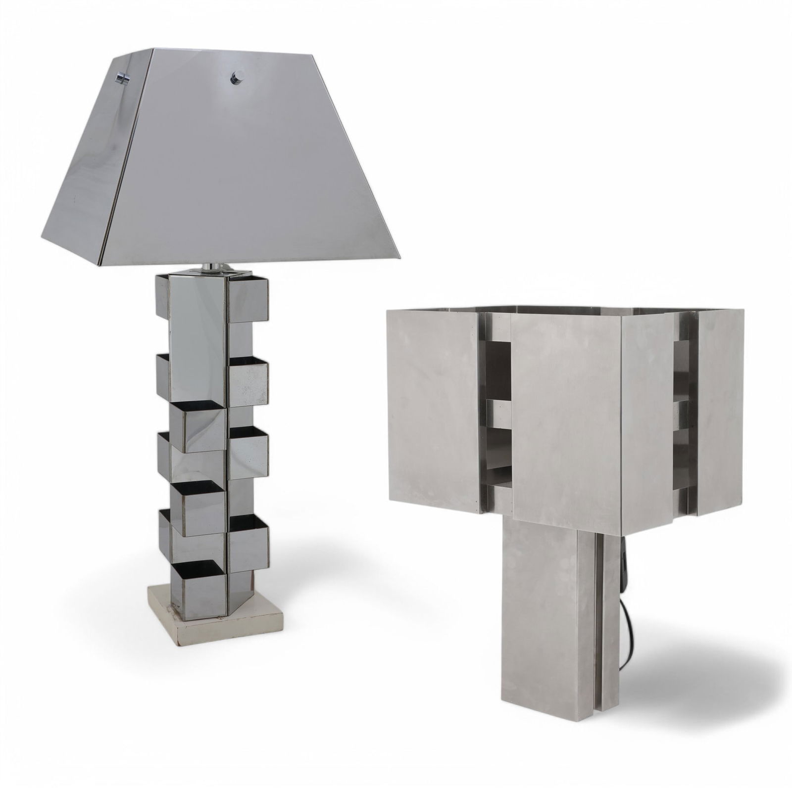 Two Modernist lamps, designed by Curtis Jere (1 of 8)
