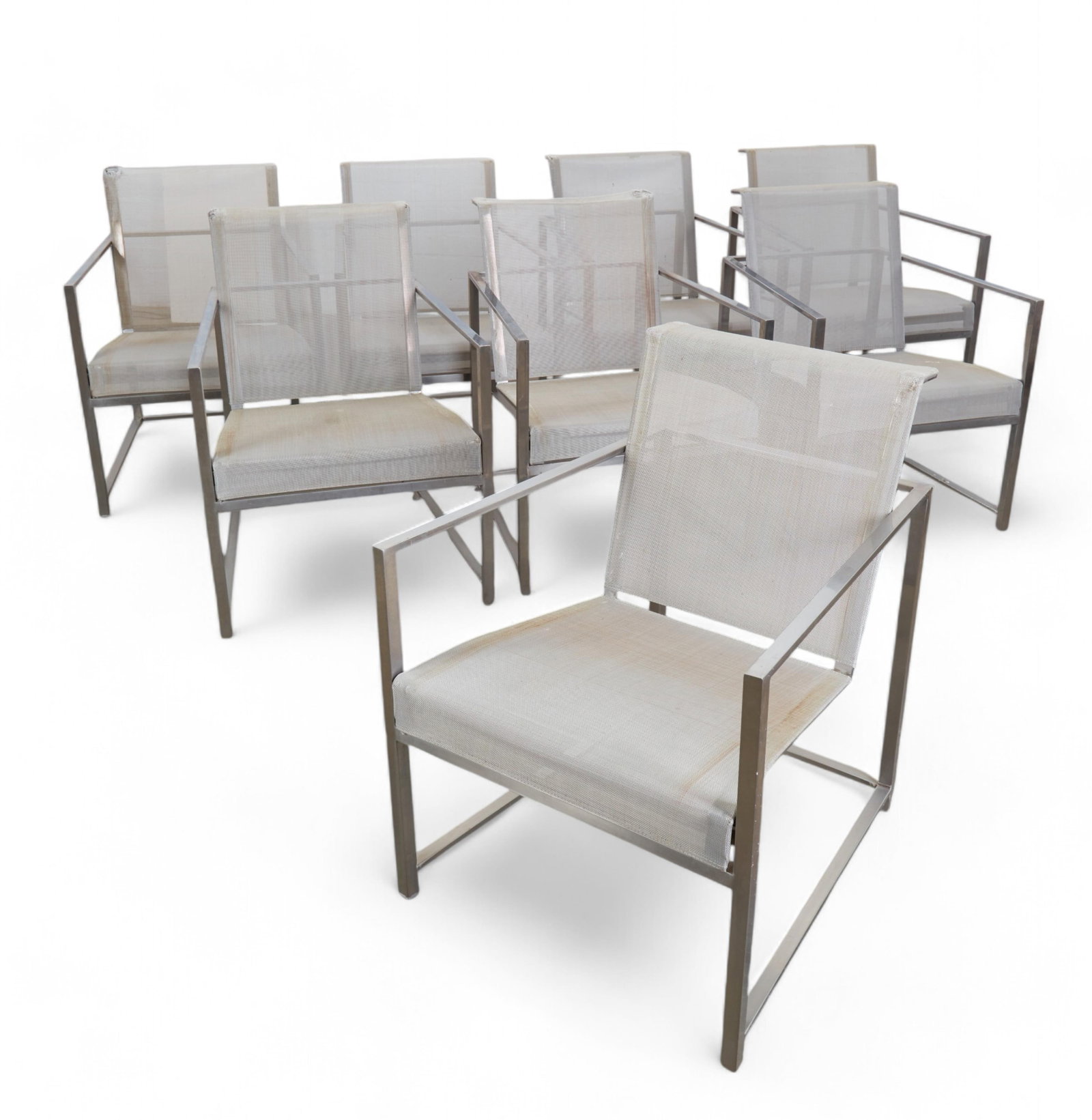 Eight Richard Frinier for Brown Jordan armchairs (1 of 7)