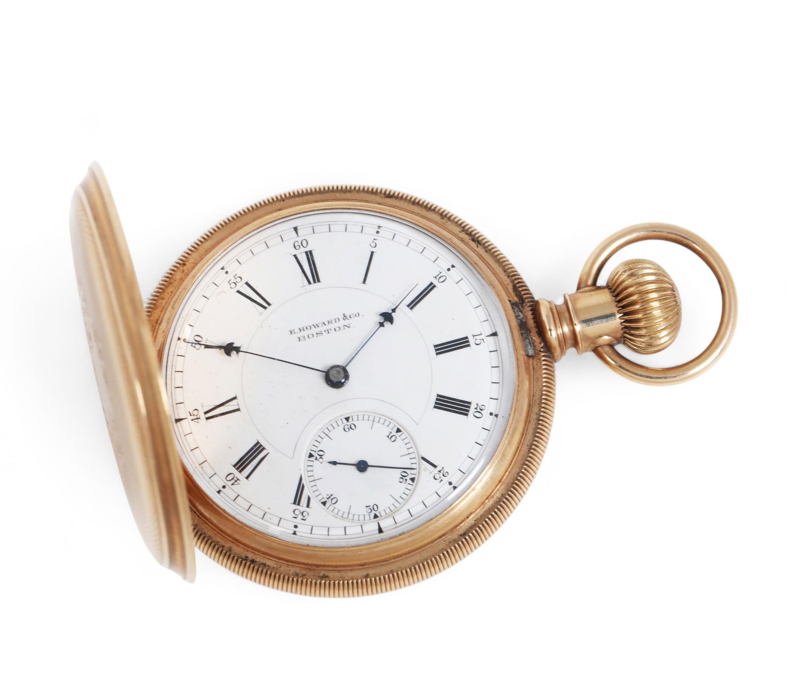 An E. Howard & Co 14K gold pocket watch (1 of 6)