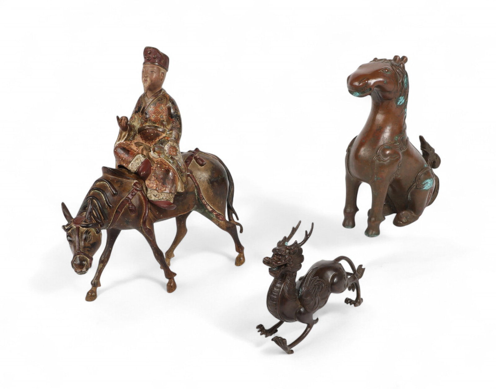 Three Asian bronze figures (1 of 4)
