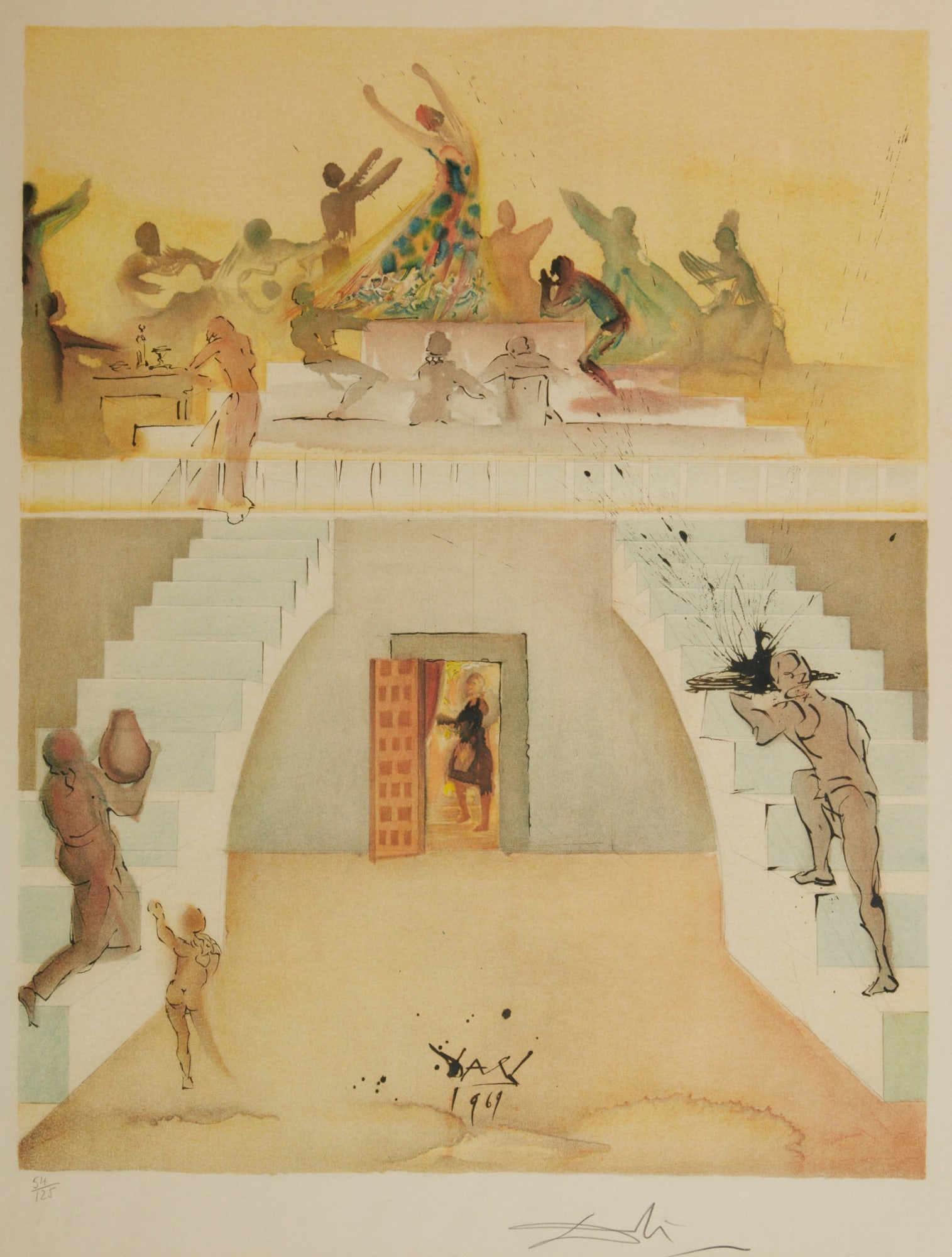 Salvador Dalí, Triumph of the Toreador (1 of 5)