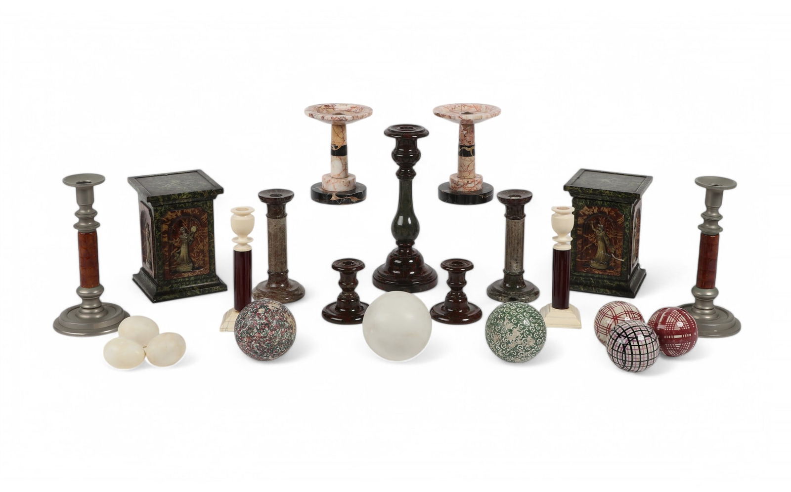 A group of Continental mixed media decorations (1 of 4)