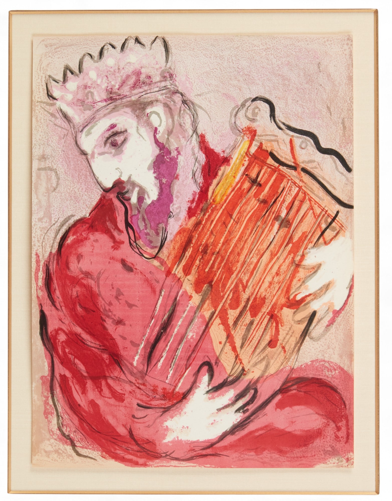Marc Chagall, David with his Harp (1 of 5)