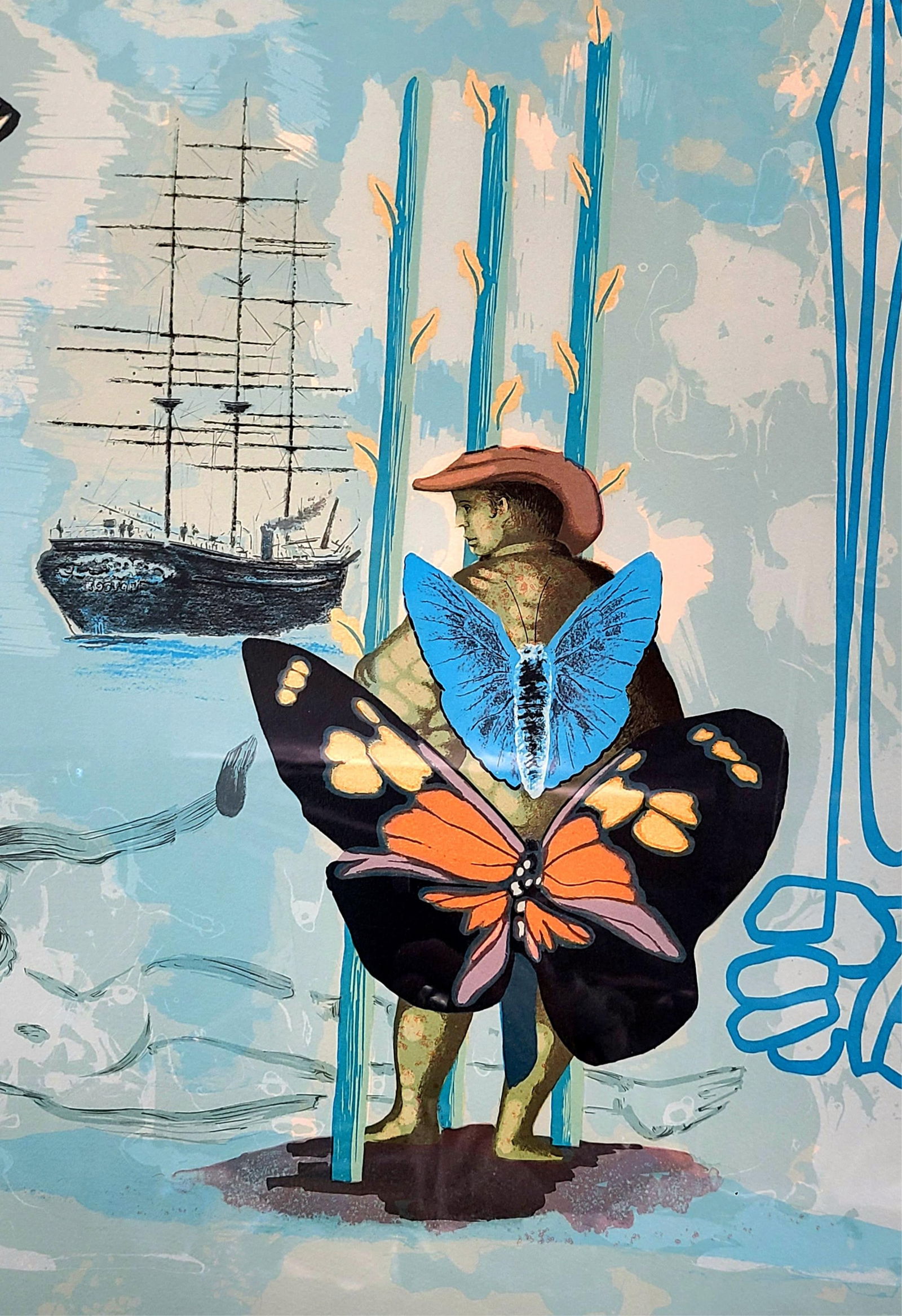 Salvador Dalí, Dream of Freedom (Three of Staves) (1 of 6)