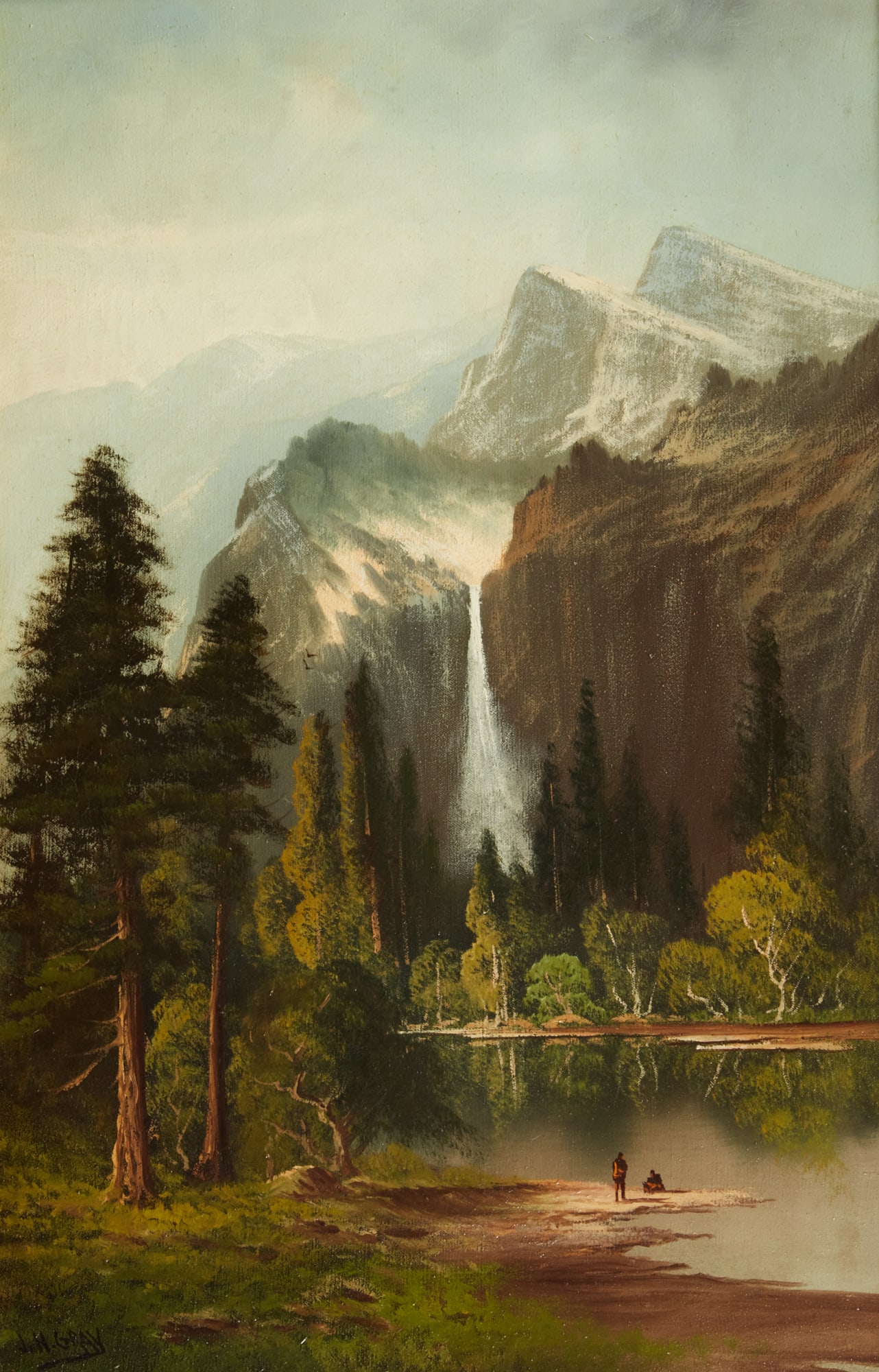 American School (19th c.), Mountain waterfall (1 of 5)