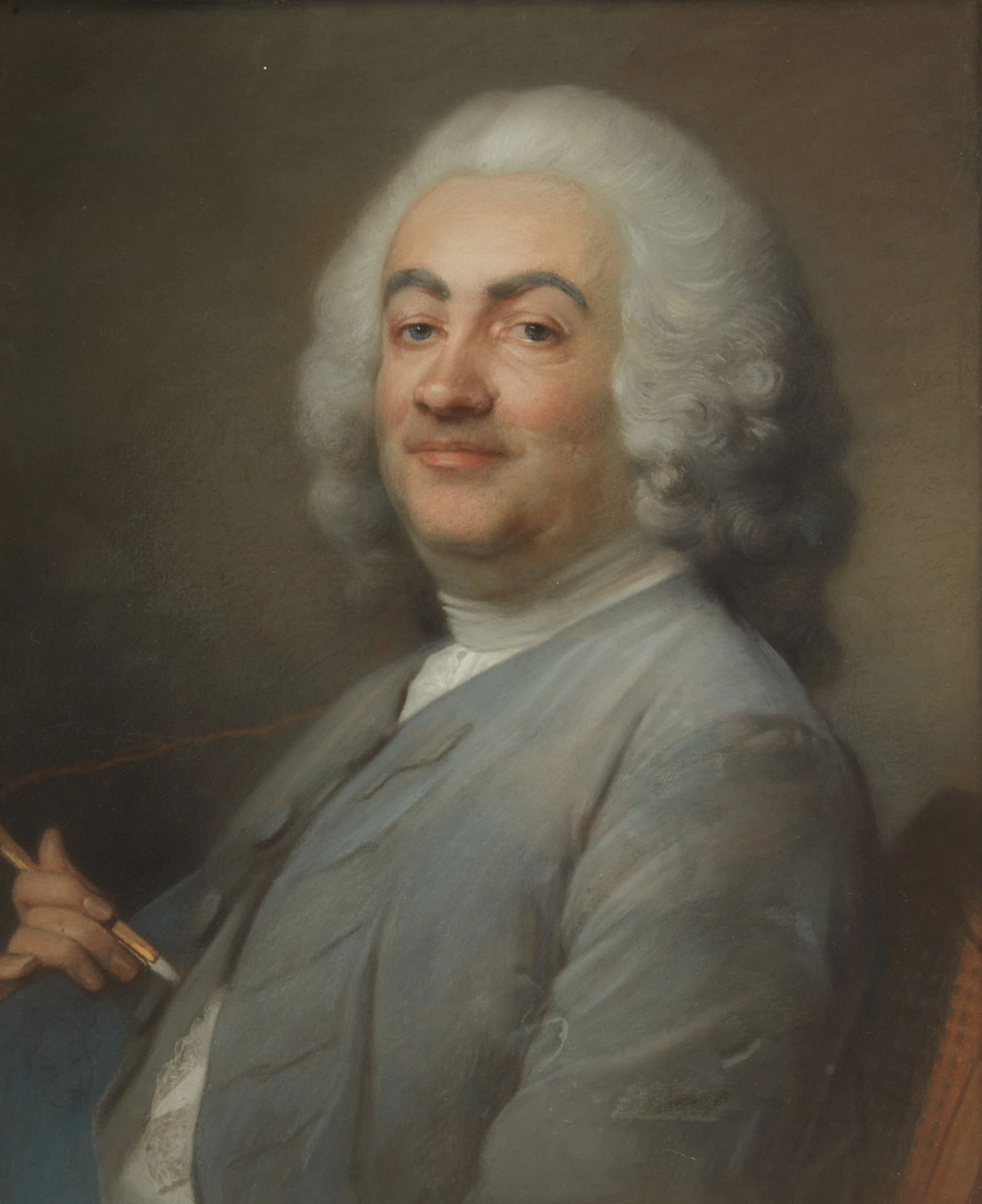 Attributed to James Wells Champney (American, 1843-1903), Portrait of Laurent Cars: Attributed to James Wells Champney(American, 1843-1903)Portrait of Laurent Cars After Jean-Baptiste Perronneaupastel on canvas24 x 20in (61 x 51cm) Provenance:Property from the Collectio