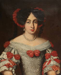 After Jacob Ferdinand Voet (Netherlands, 1639-1689), Portrait of Princess Laura Caterina Altieri: After Jacob Ferdinand Voet(Netherlands, 1639-1689)Portrait of Princess Laura Caterina Altieri (1670-1720)oil on canvas29 x 24in (74 x 61cm) Provenance:Property from the Private Col