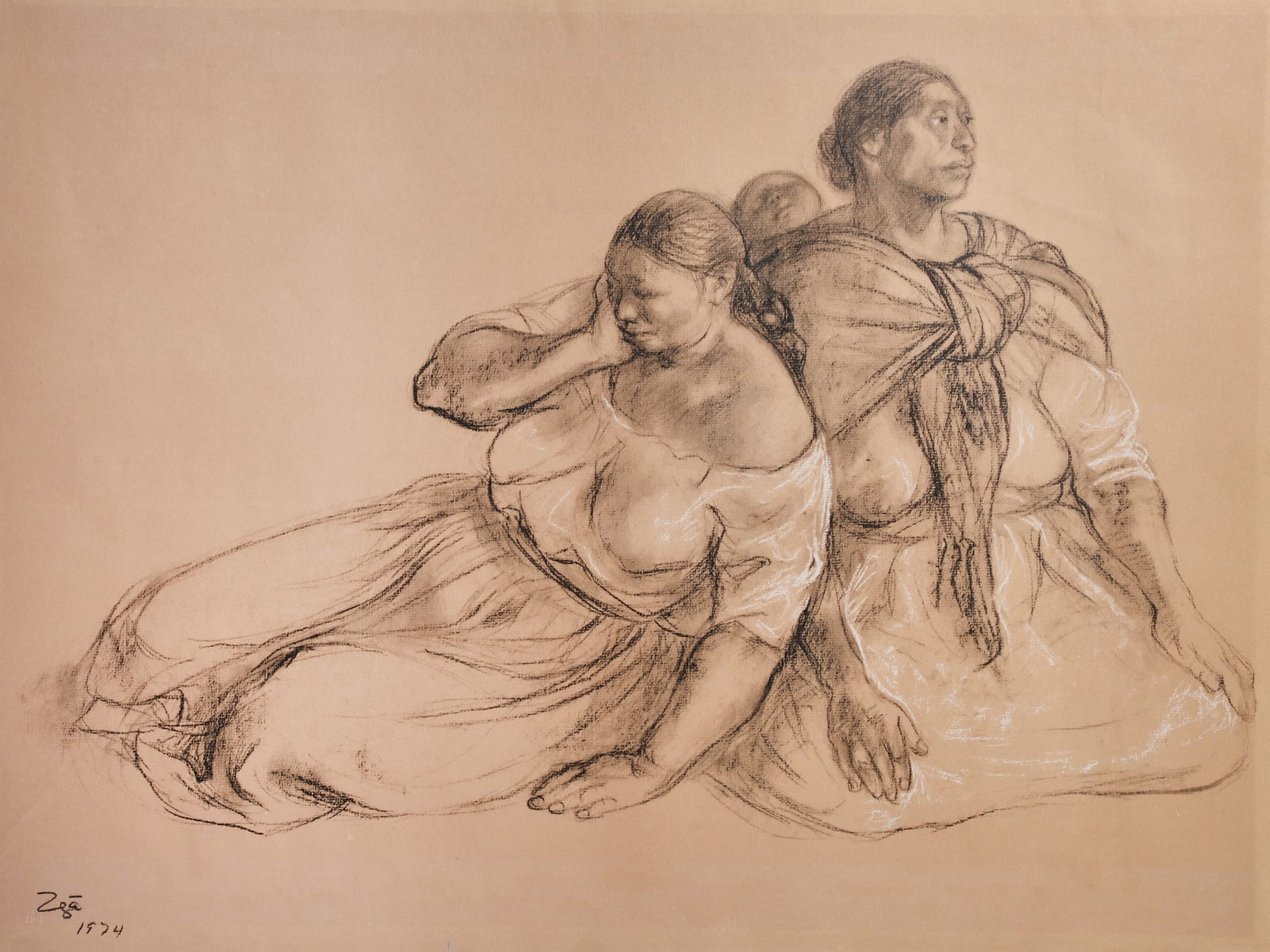 After Francisco Zuniga, Campesinas, photo litho (1 of 4)