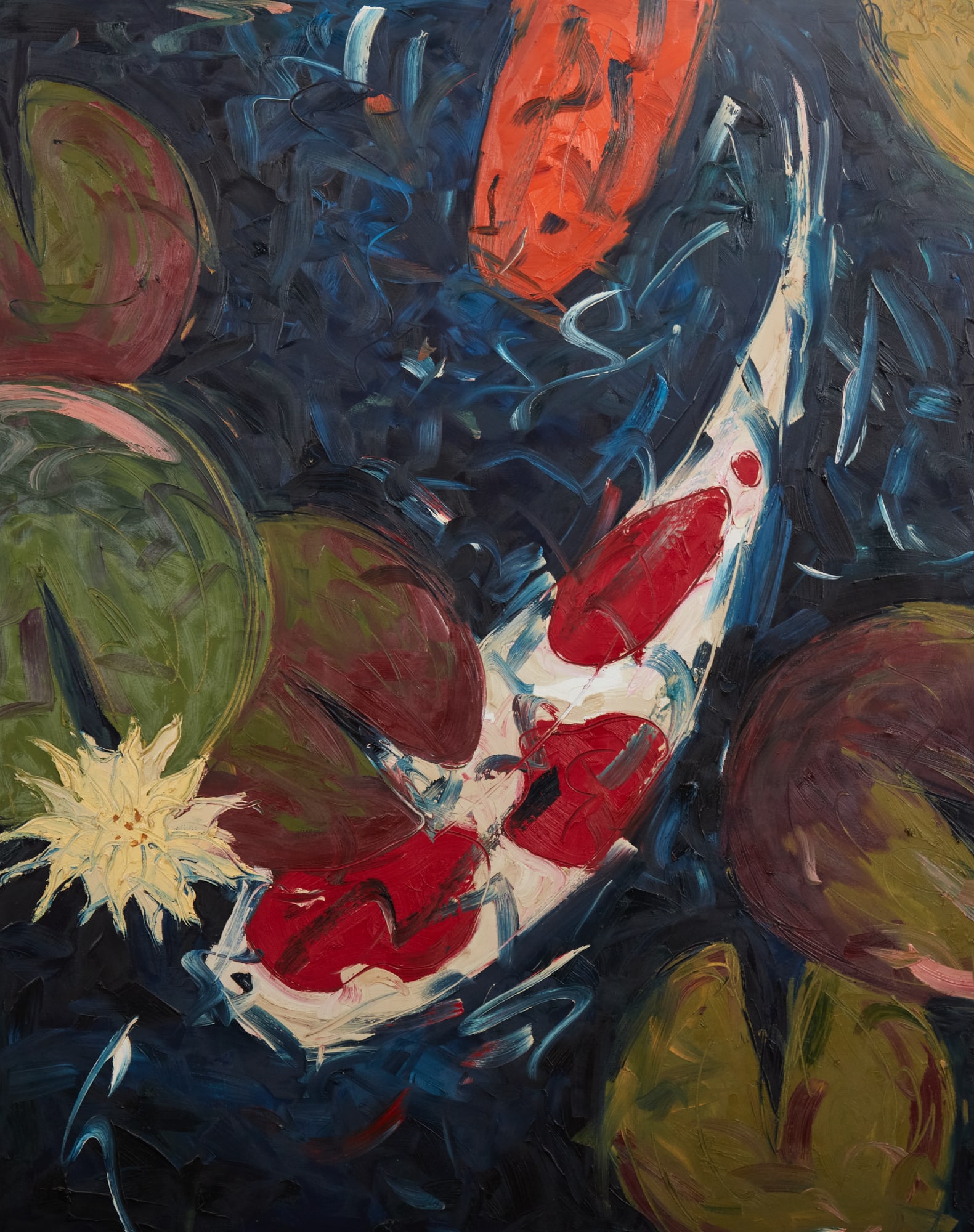 Matthew Frederick (American, 20th century), Big Koi, 2003, oil on canvas (1 of 5)