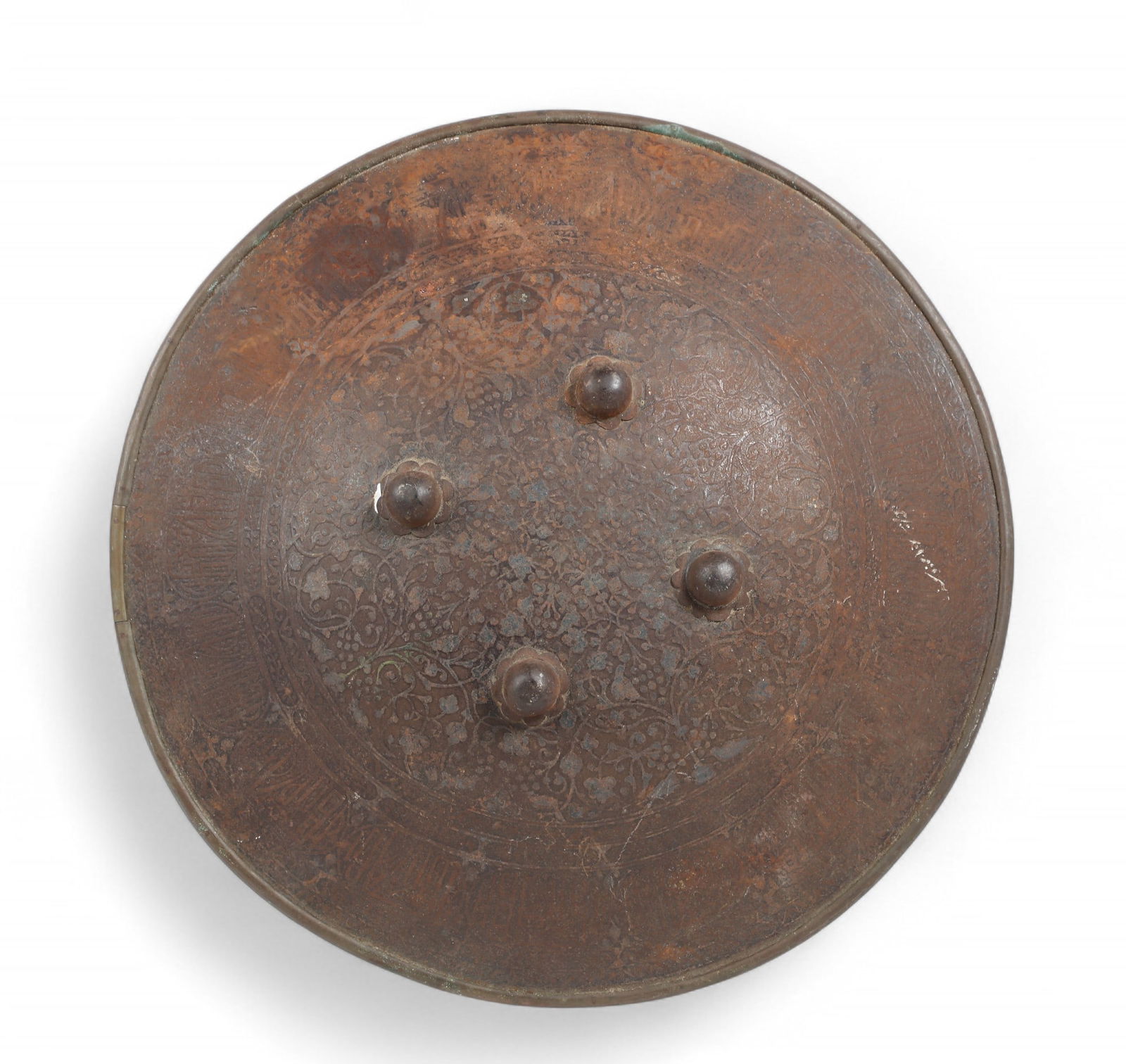 A Persian shield: A Persian shield diameter 17 in. ( 43.2 cm.)