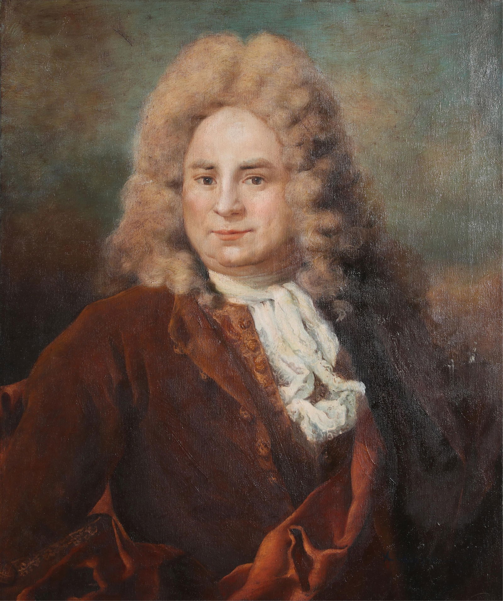 A contemporary reproduction: Portrait of Louis de France, affter Hyacinthe Rigaud (French,: A contemporary reproduction: Portrait of Louis de France affter Hyacinthe Rigaud (French, 1659-1743) modern 24 x 20in (61 x 51cm)