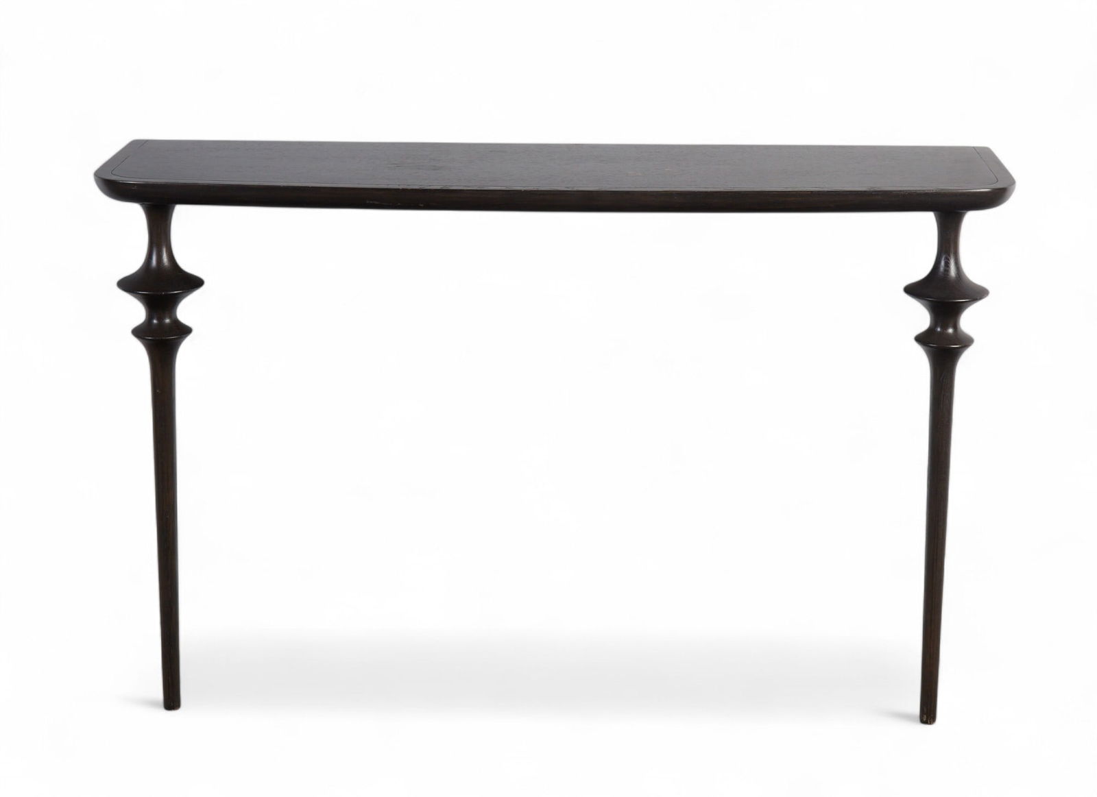 A black painted wood wall console (1 of 4)