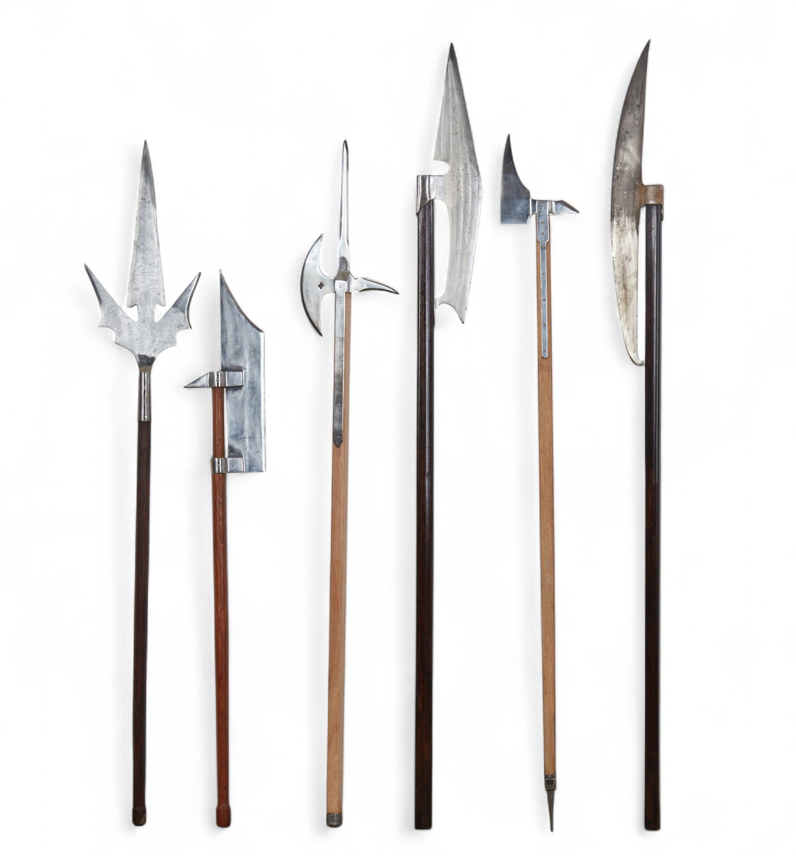 A group of six Medieval style long weapons, modern (1 of 10)