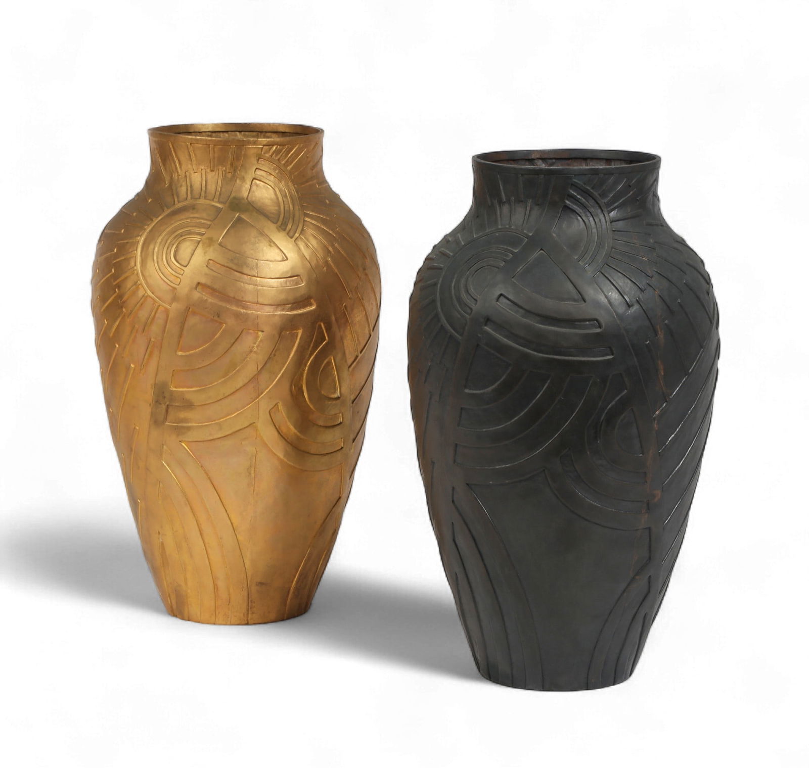 A group of two 'Robert Kuo' vases: A group of two 'Robert Kuo' vasesheight 15 x width 8 in. (38.1 x 20.3 cm.)