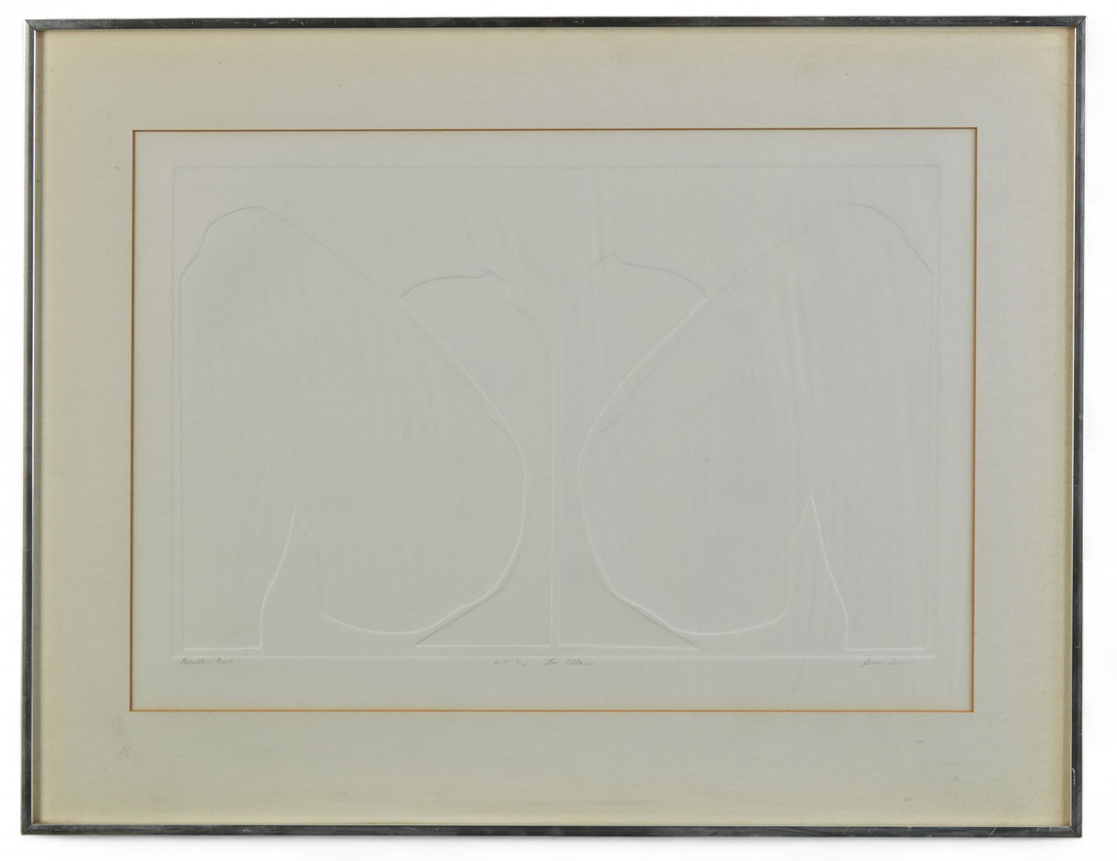 Susan Small (American, 20th century), Forbidden Fruit, embossed relief on wove handmade paper, 18 x (1 of 5)