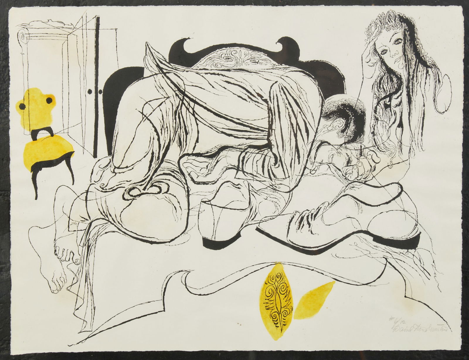 David Stone Martin (American, 1913-1992), Mercy, lithograph in colors on wove paper, 17 x 22 1/2 in (1 of 5)