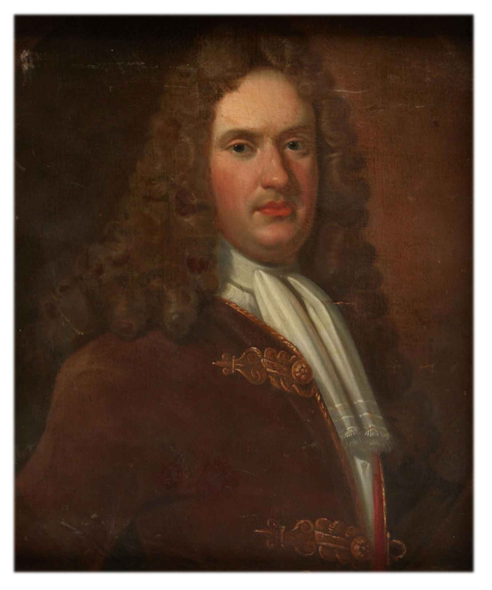 British School (18th century), Portrait of a Gentleman, oil on canvas, 30 x 25 in (76 x 64 cm): British School18th centuryPortrait of a Gentlemanoil on canvas30 x 25 in (76 x 64 cm) Provenance:Property from the Collection of Larry Bond, Utah.