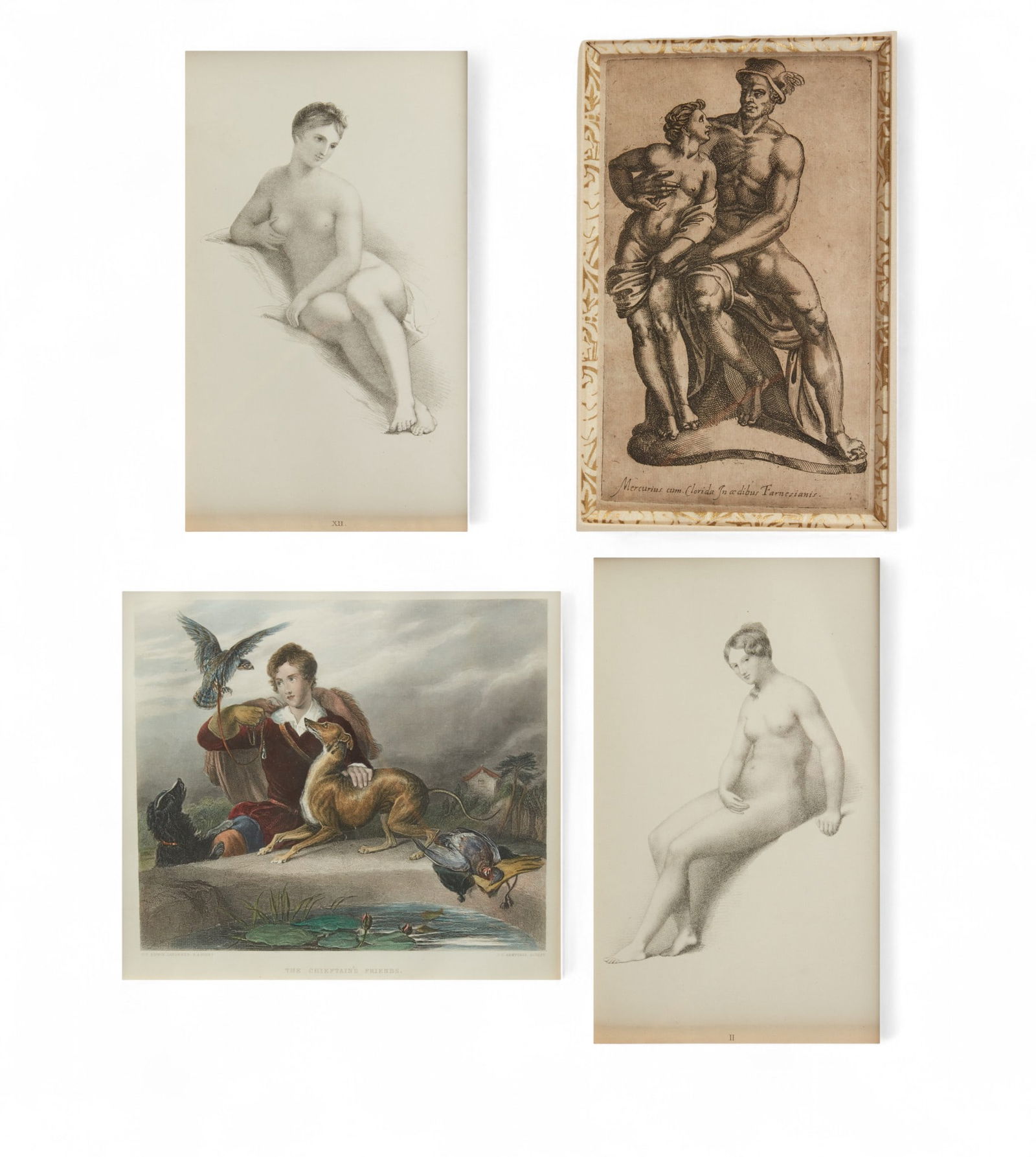 Four framed prints. (1 of 15)