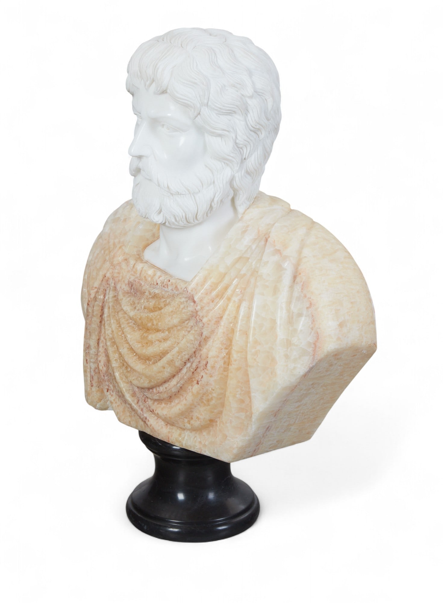 A mixed marble bust of a Roman emperor, Modern (1 of 6)