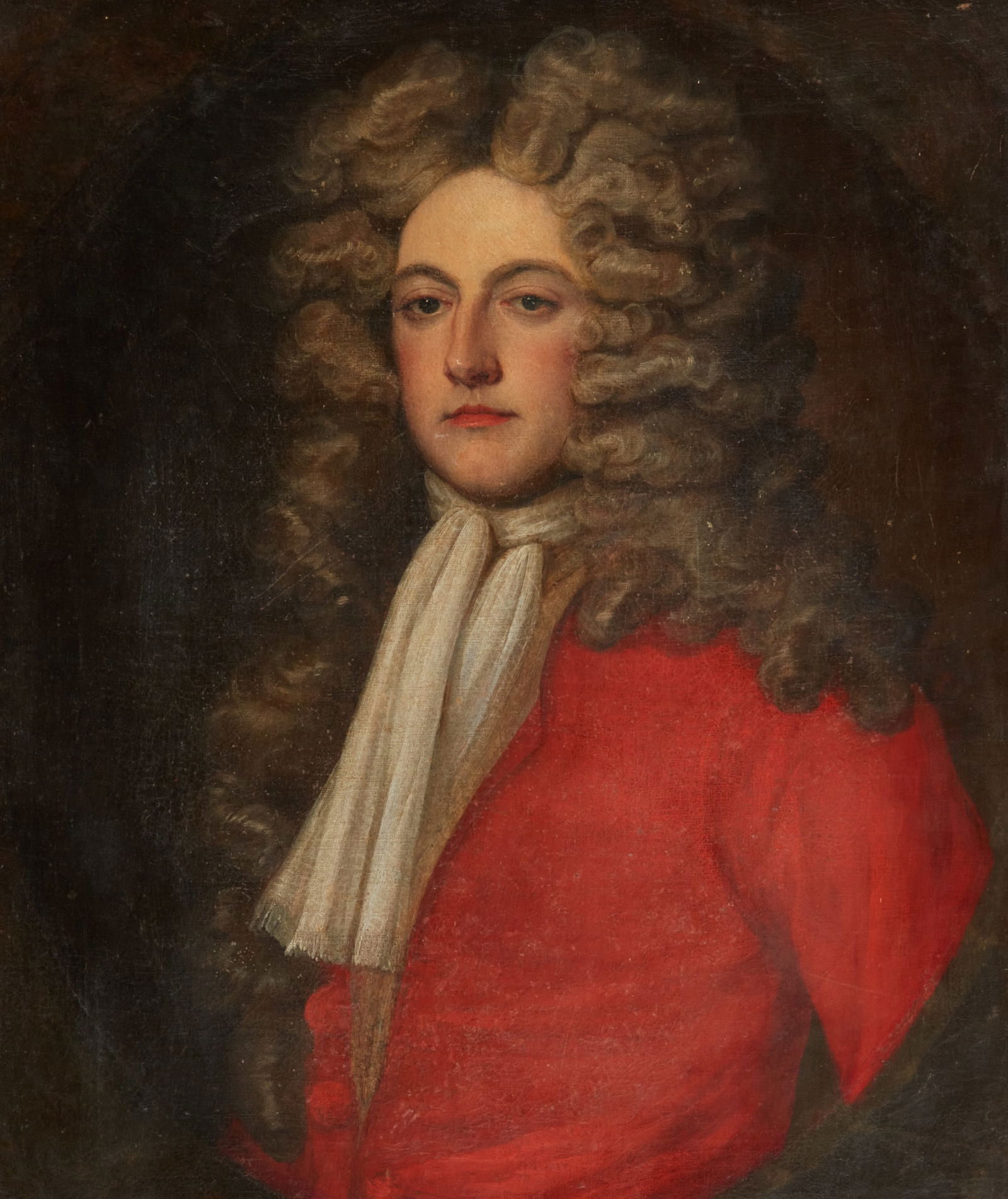 British School (18th century), Portrait of a Gentleman, oil on canvas, 30 x 25 in (76 x 64 cm): British School18th centuryPortrait of a Gentlemanoil on canvas30 x 25 in (76 x 64 cm) Provenance:Property from the Collection of Larry Bond, Utah.