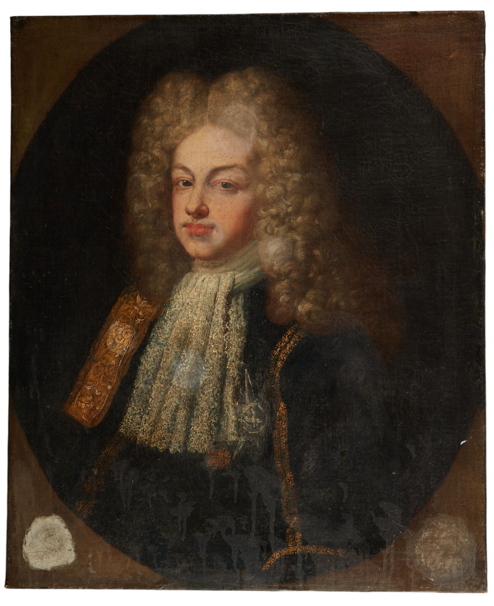 German School (18th century), Portrait of a Gentleman, oil on canvas, 30 x 25 in (76 x 64 cm) (1 of 4)