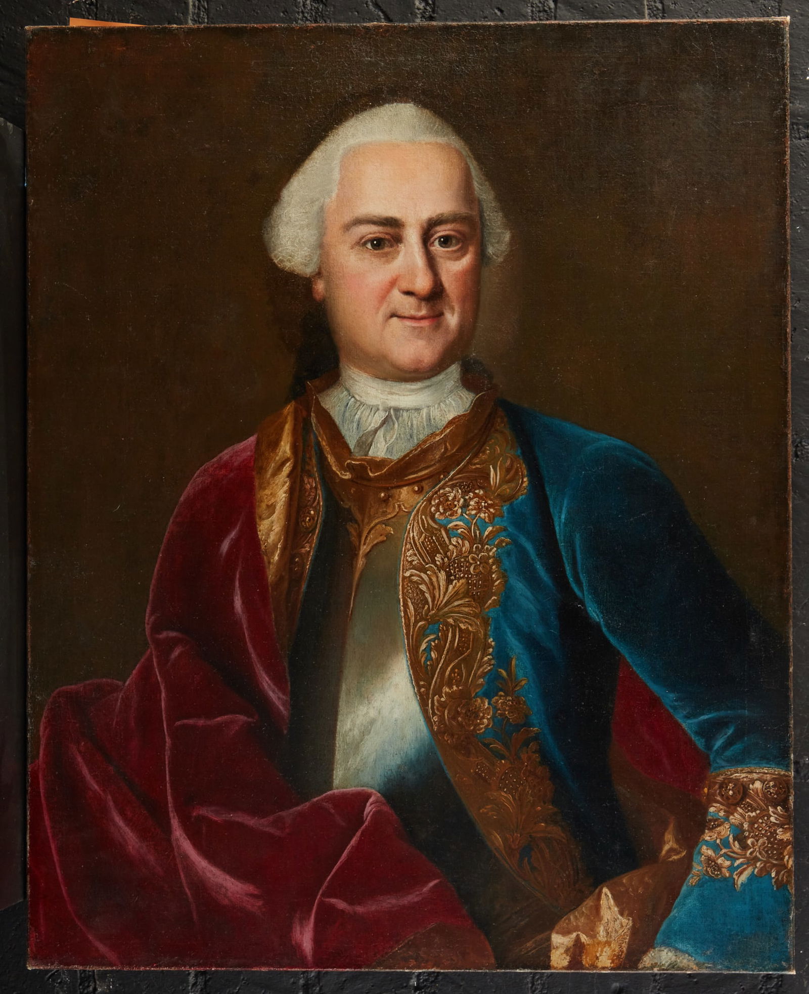 German School (18th century), Portrait of an Officer, oil on canvas, 31 x 25 in (79 x 64 cm) (1 of 4)