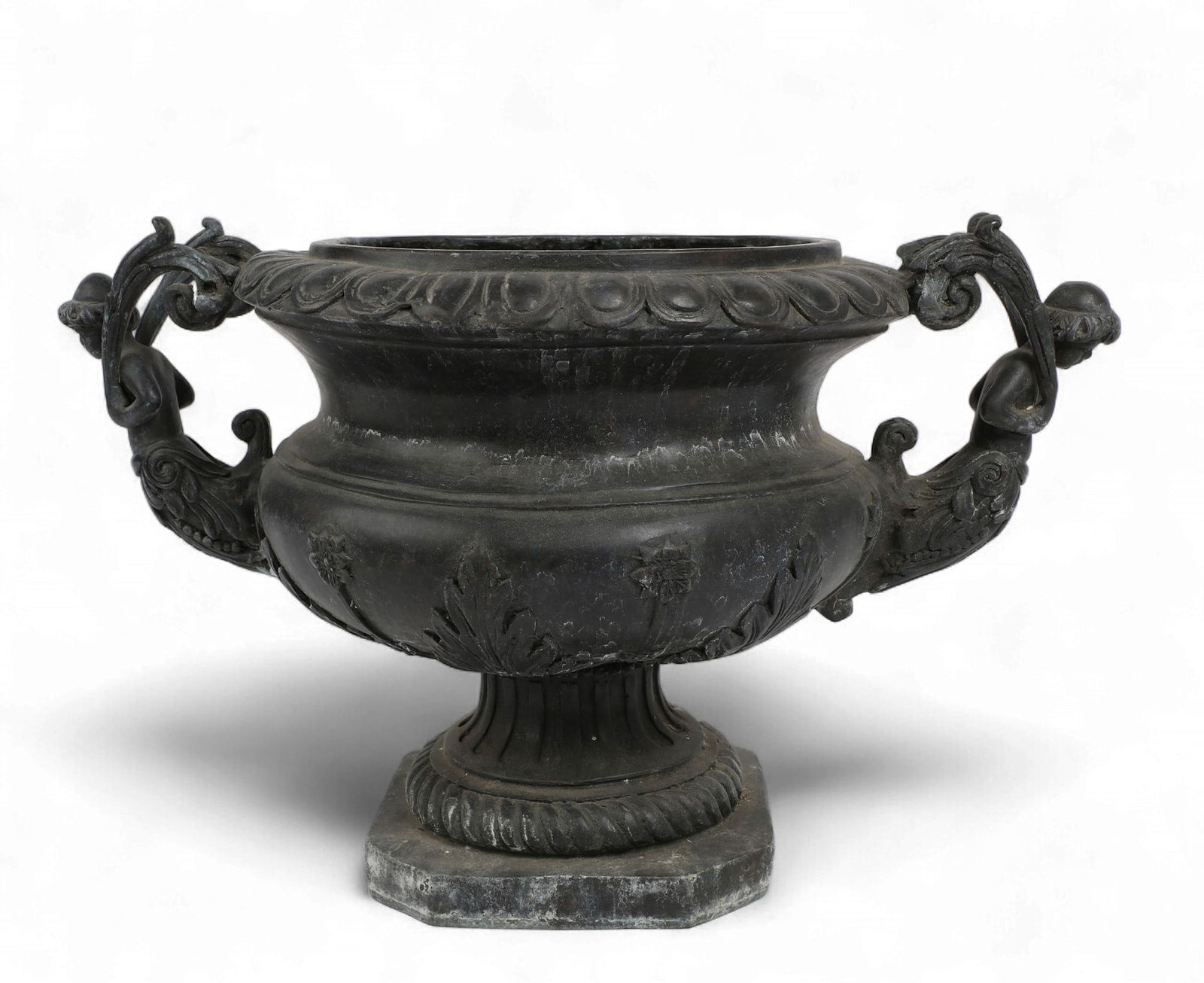 A Neoclassical style patinated bronze urn, early 20th century (1 of 5)