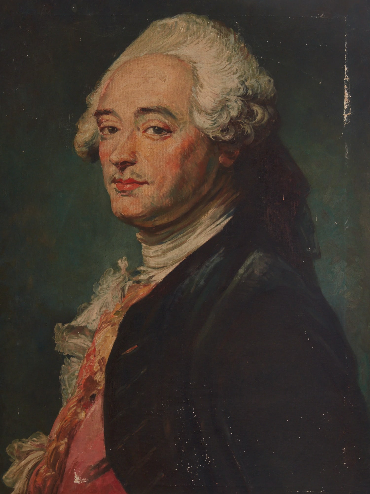 After Jean-Baptiste Perronneau (France, 1716-1783), Portrait of a Maurice-Quentin de la Tour (1 of 4)