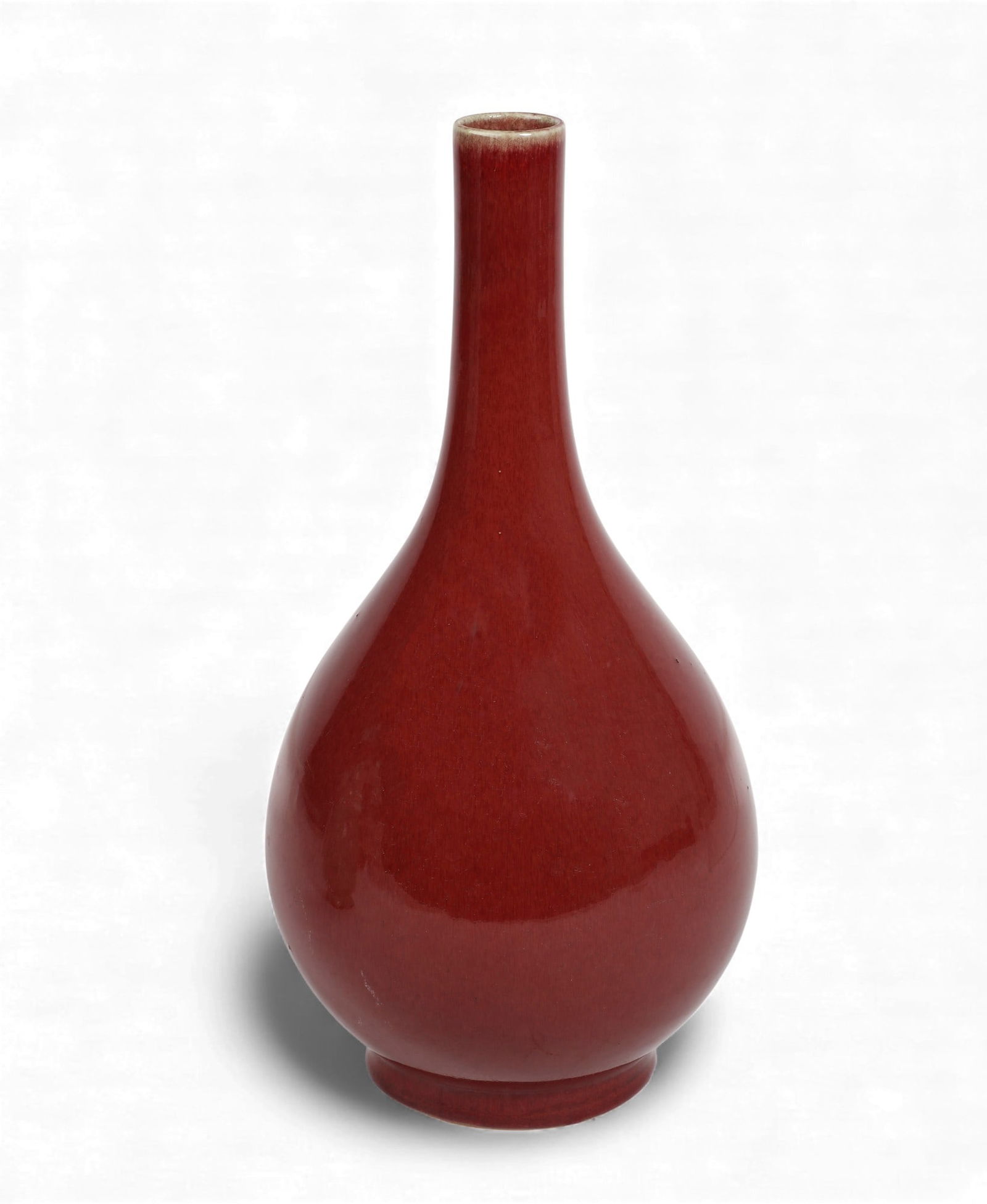 A Chinese sang de boeuf porcelain bottle vase (1 of 3)