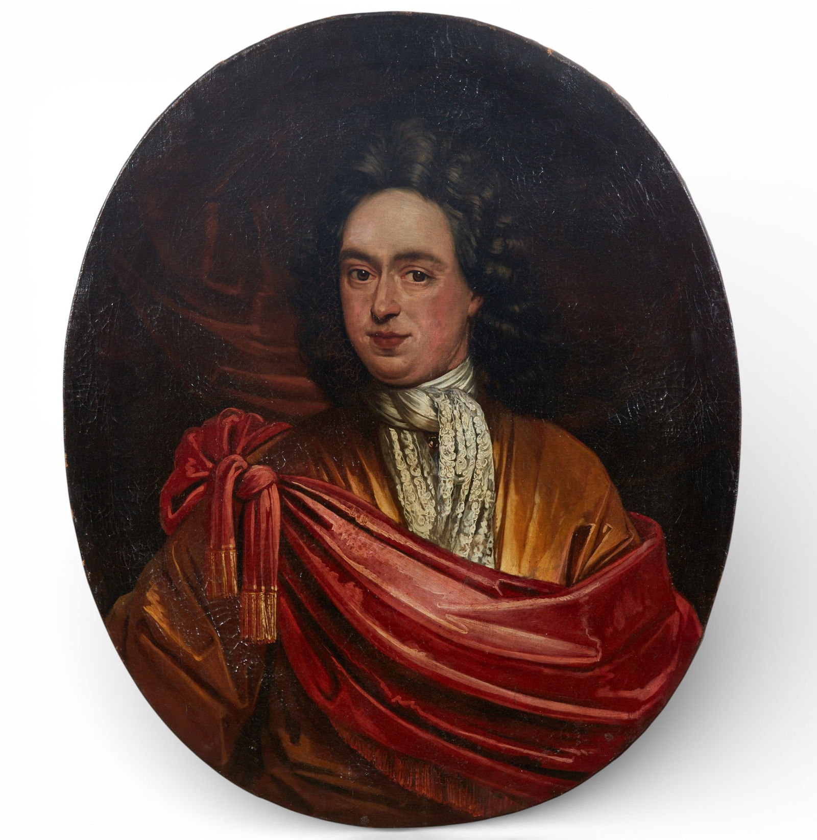 Continental School (18th century), Portrait of a gentleman, oil on canvas (1 of 4)