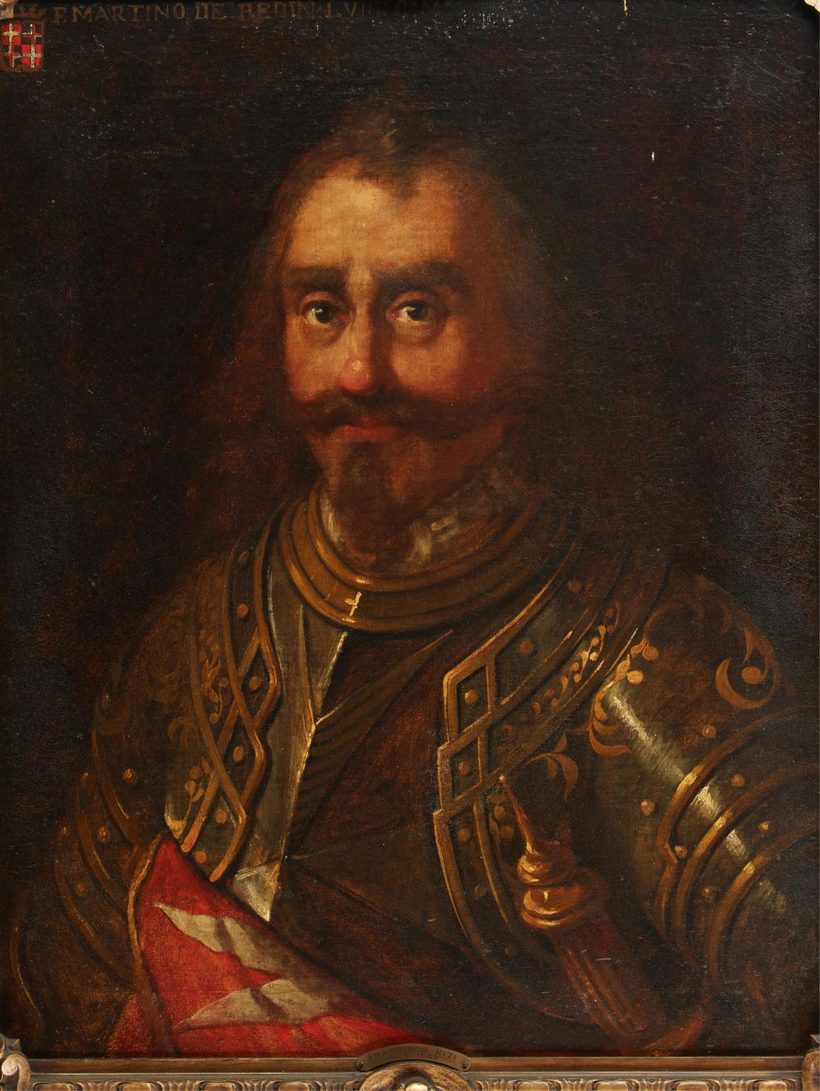 Maltese School (17th/18th century), Portrait of Fra Martin de Redin, oil on canvas: Maltese School(17th/18th century)Portrait of Fra Martin de Redinoil on canvastitled across top29 x 22 1/2in (74 x 57cm)