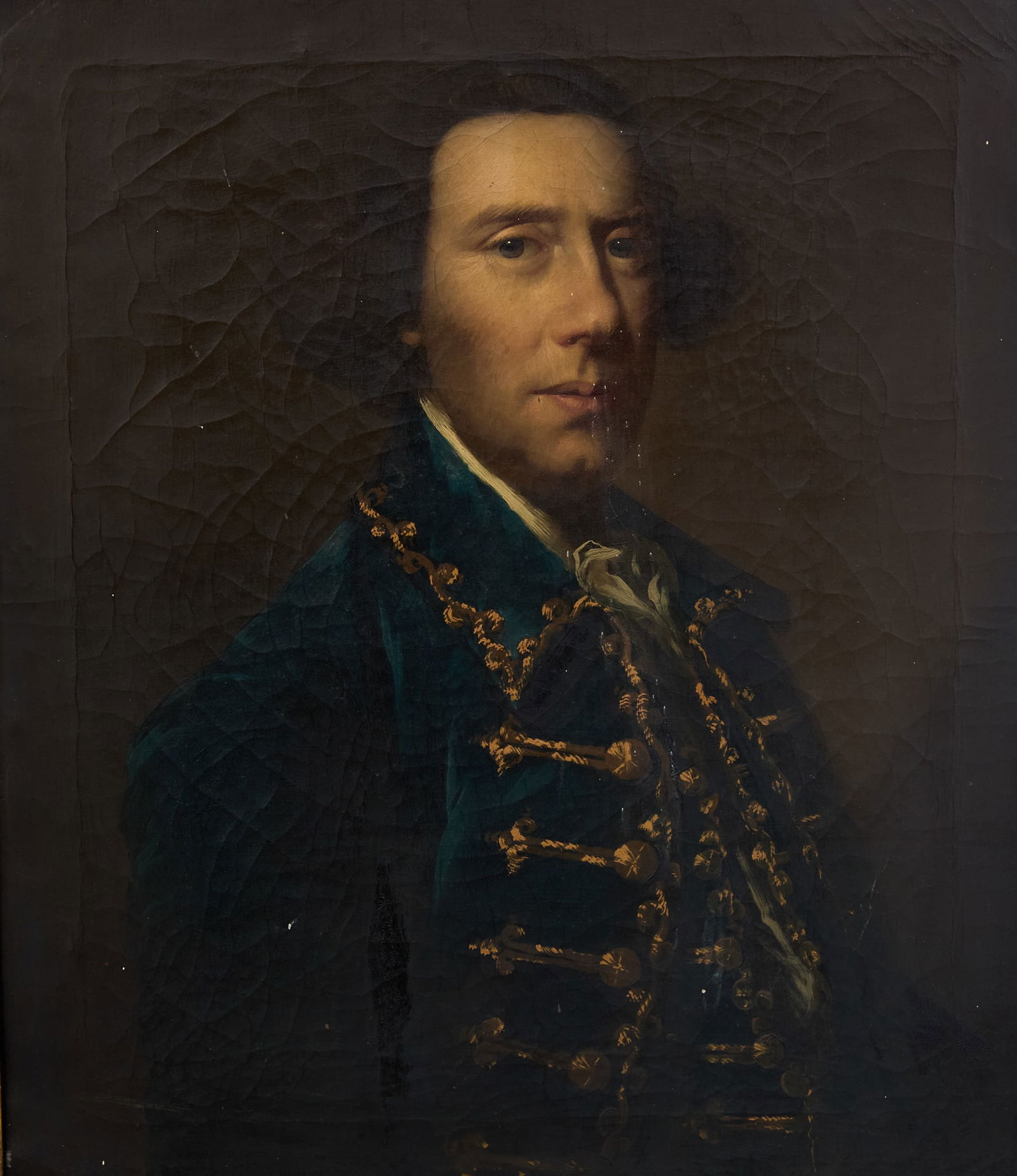 French School (18th century), Portrait of an officer, oil on canvas, 24 x 21 in (61 x 53 cm) (1 of 3)