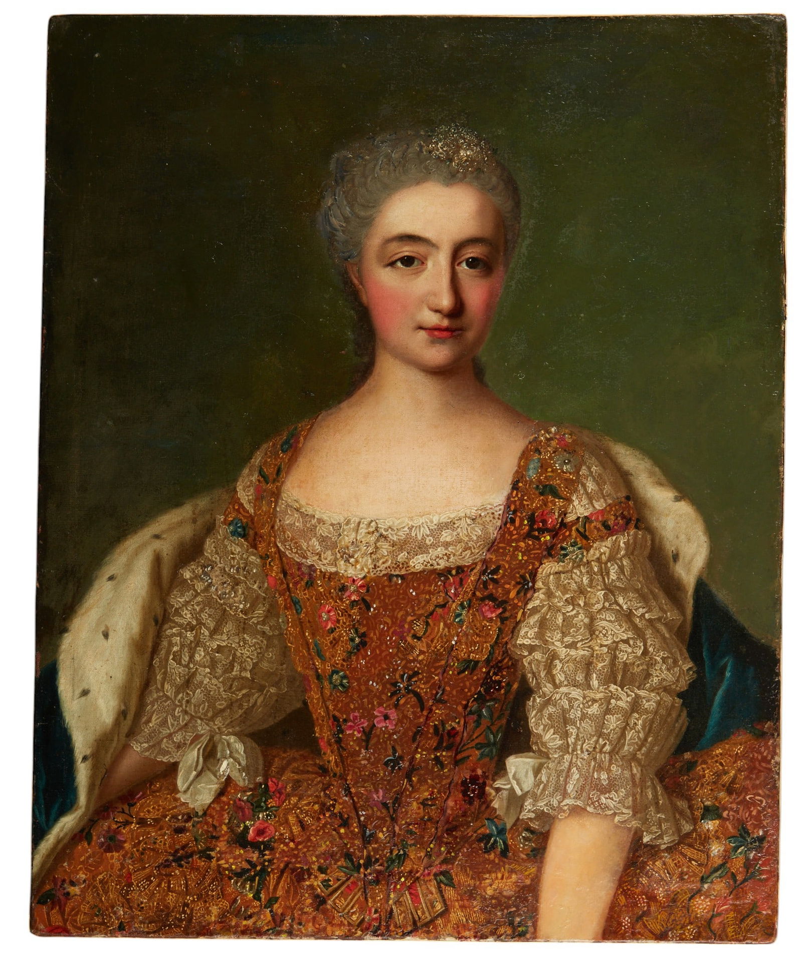 Spanish School (18th century), Portrait of a lady, oil on canvas, 30 x 25in (76 x 64cm) (1 of 4)