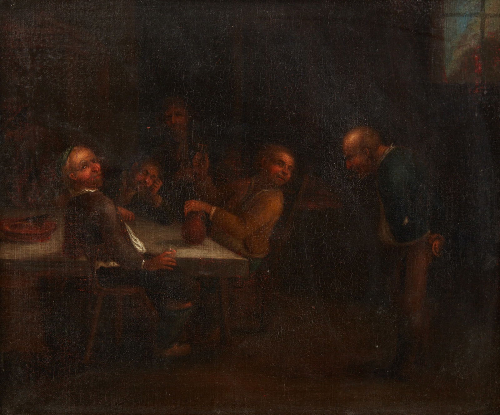Dutch School (19th century), The Tavern, oil on canvas, 13 x 15 1/2 in (34 x 39cm): Dutch School19th centuryThe Tavernoil on canvas13 x 15 1/2 in (34 x 39cm)