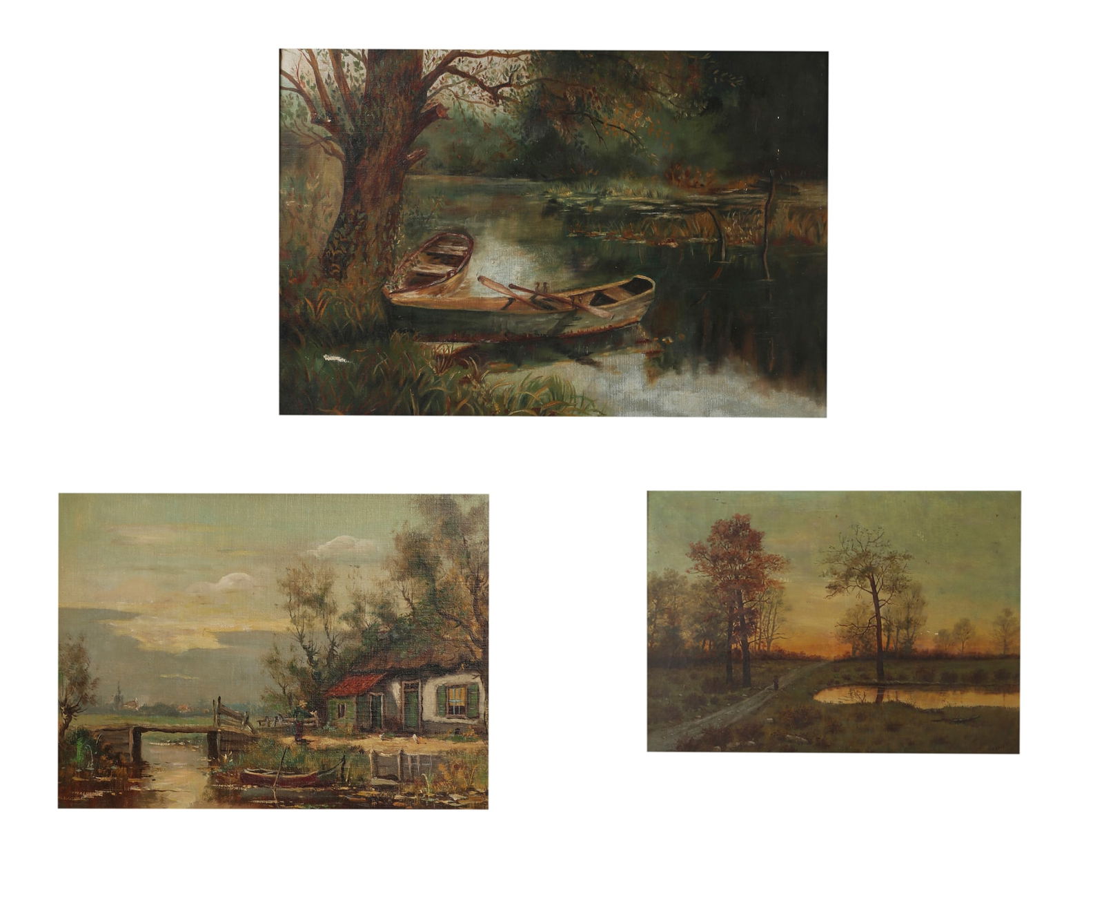 Three framed works, British School 19th and 20th century (1 of 7)