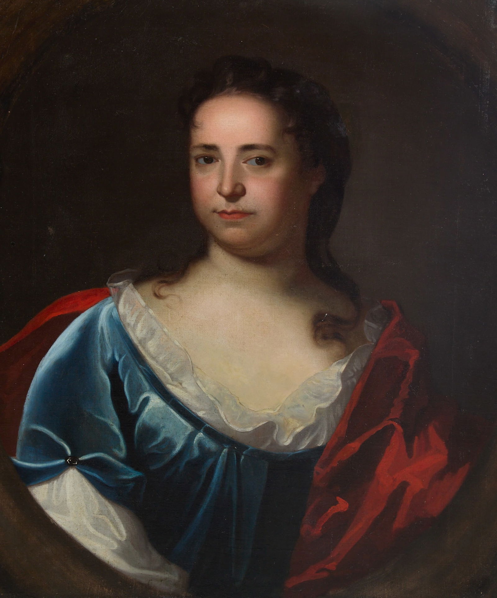 After Godfrey Kneller (German, 1646-1723), Portrait of a lady possibly Lady Elizabeth Folliott, oil (1 of 4)