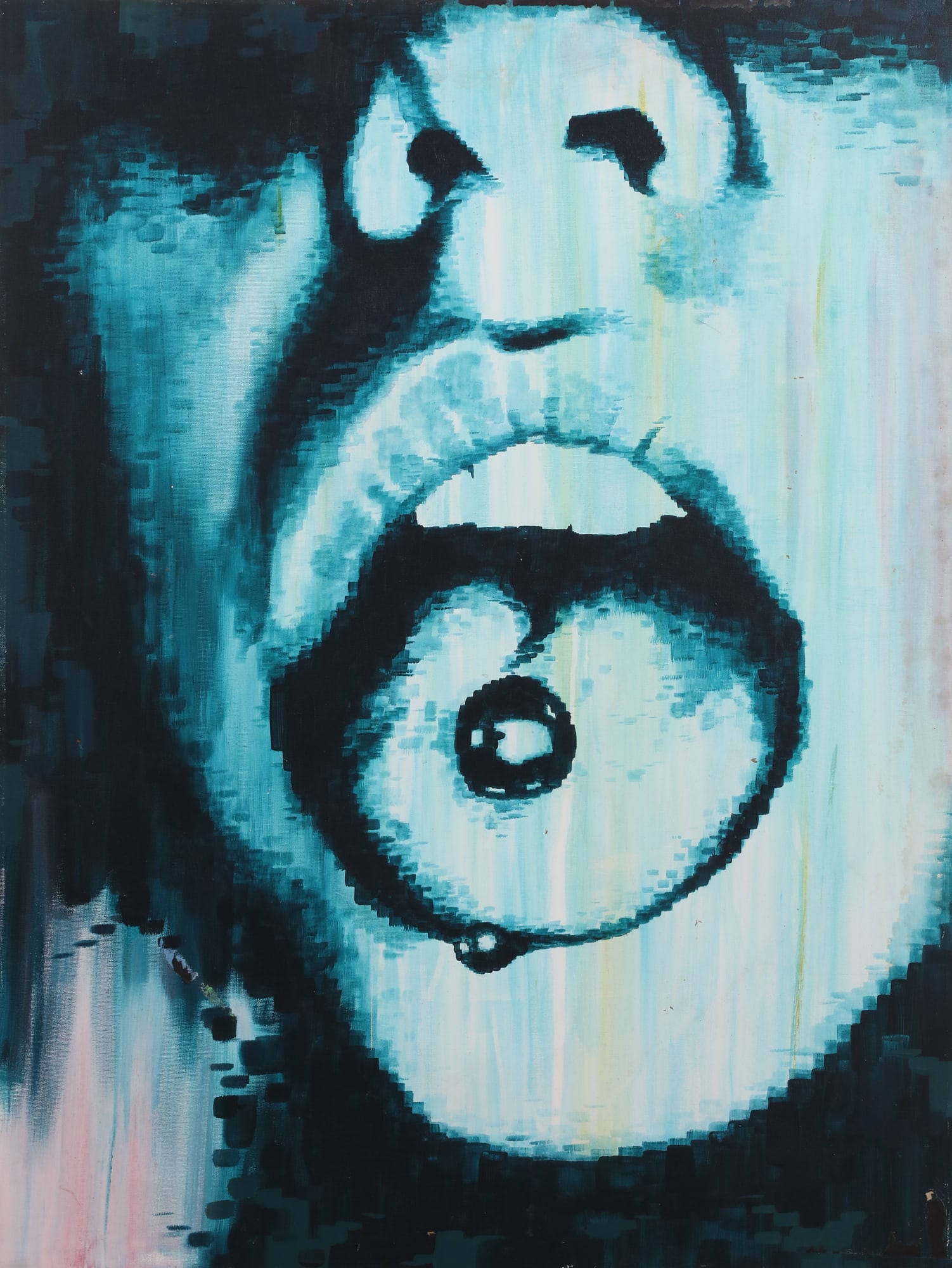 Unknown Artist (American, 20th century), Untitled, acrylic on canvas, 40 x 30in (101 x 76in) (1 of 3)