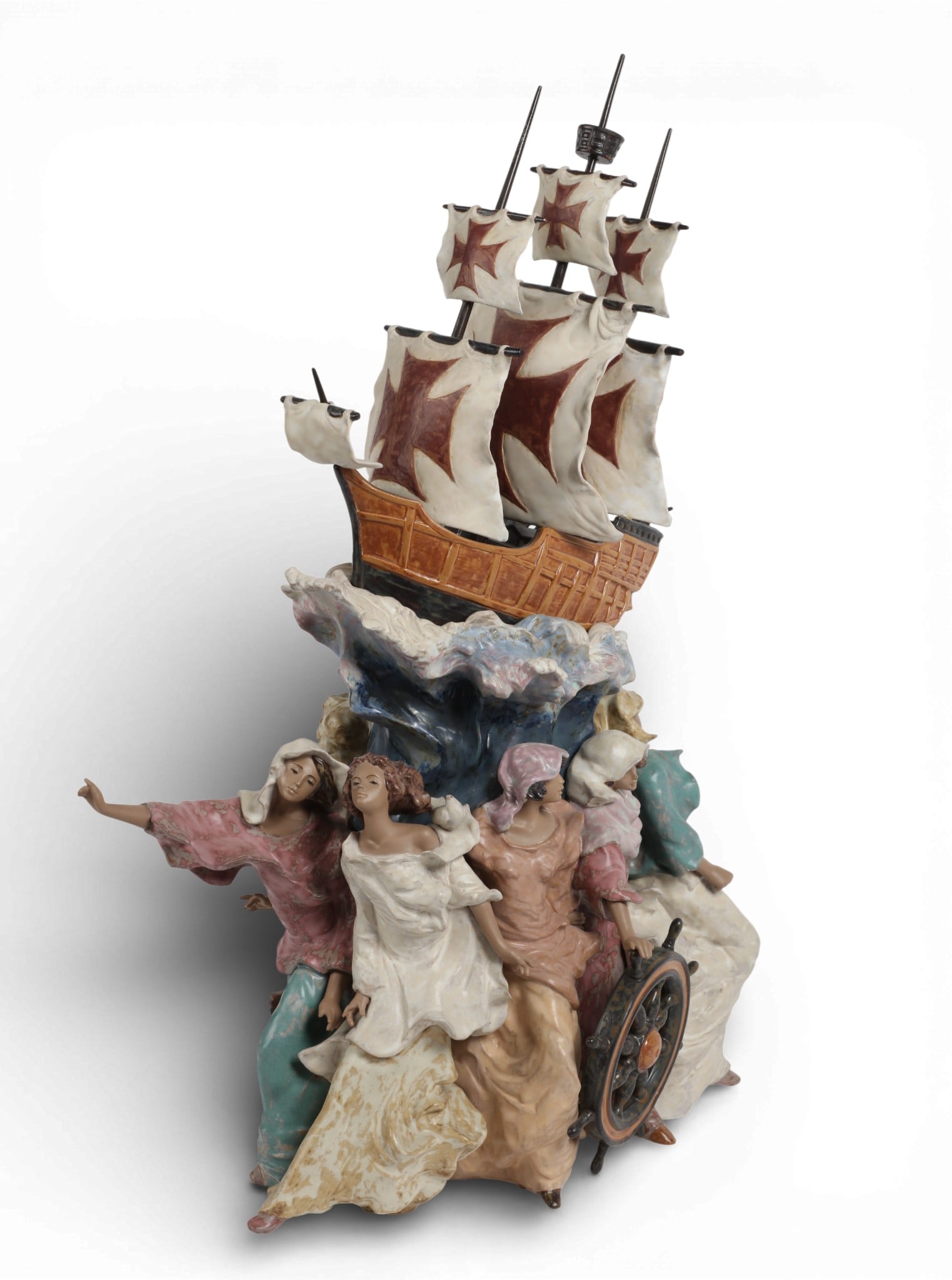 A Large Limited Edition Lladro figural group ?Spririt of America?, 67/1000, With certificate (1 of 10)