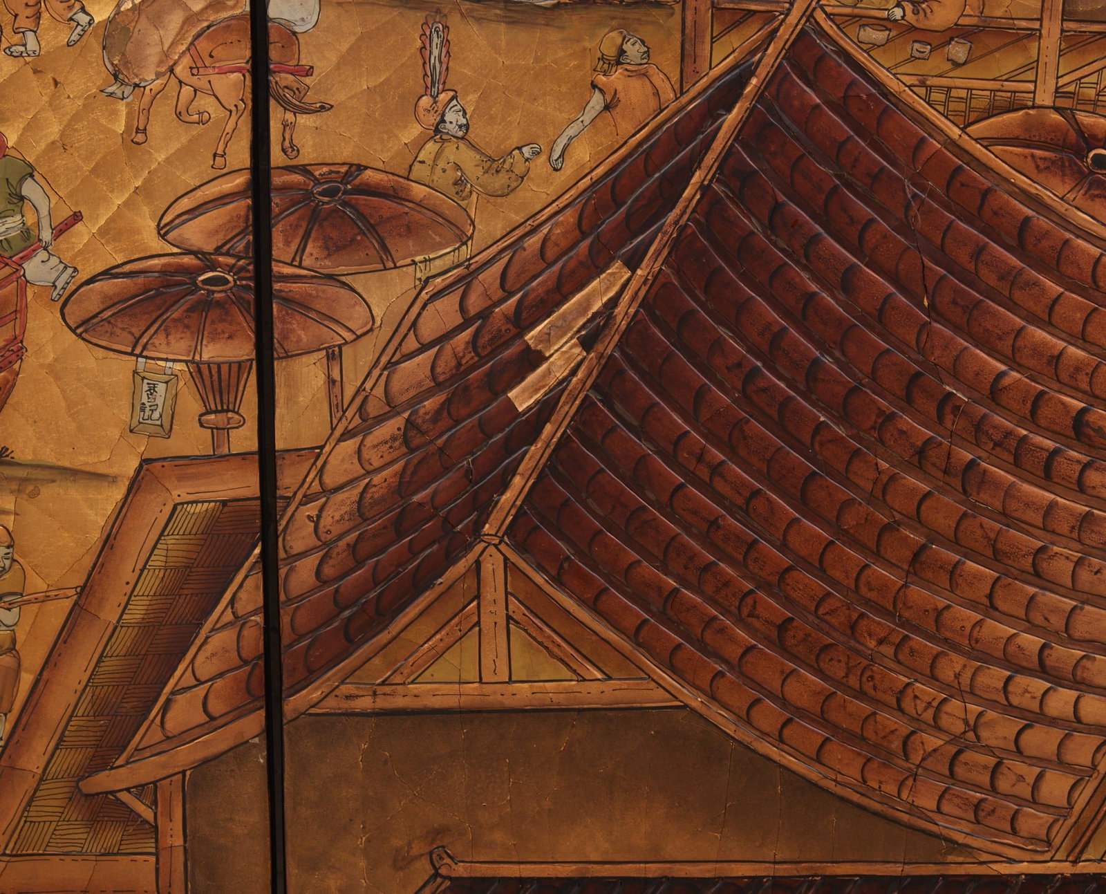 An eight panel screen - 10