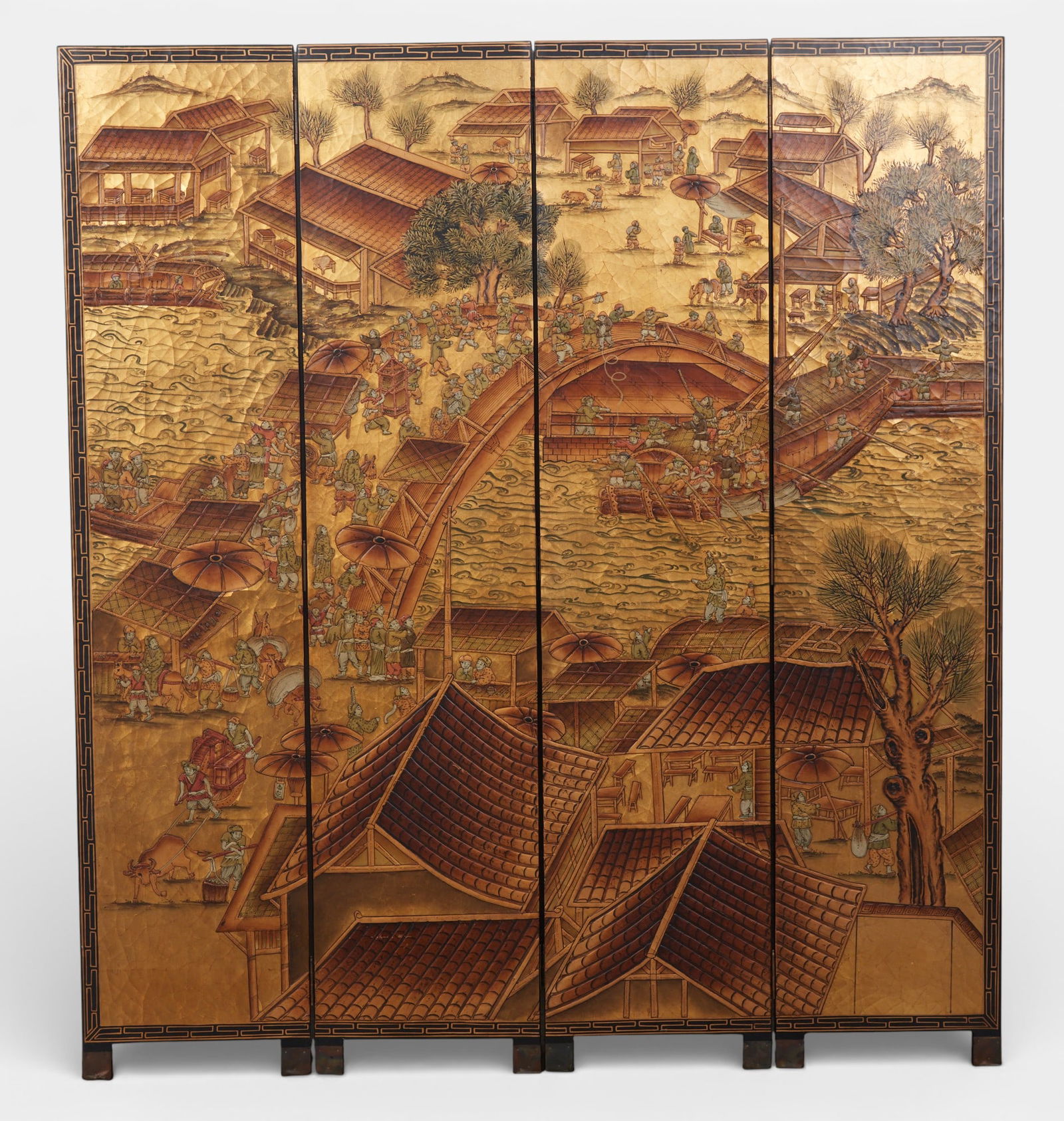 An eight panel screen - 2