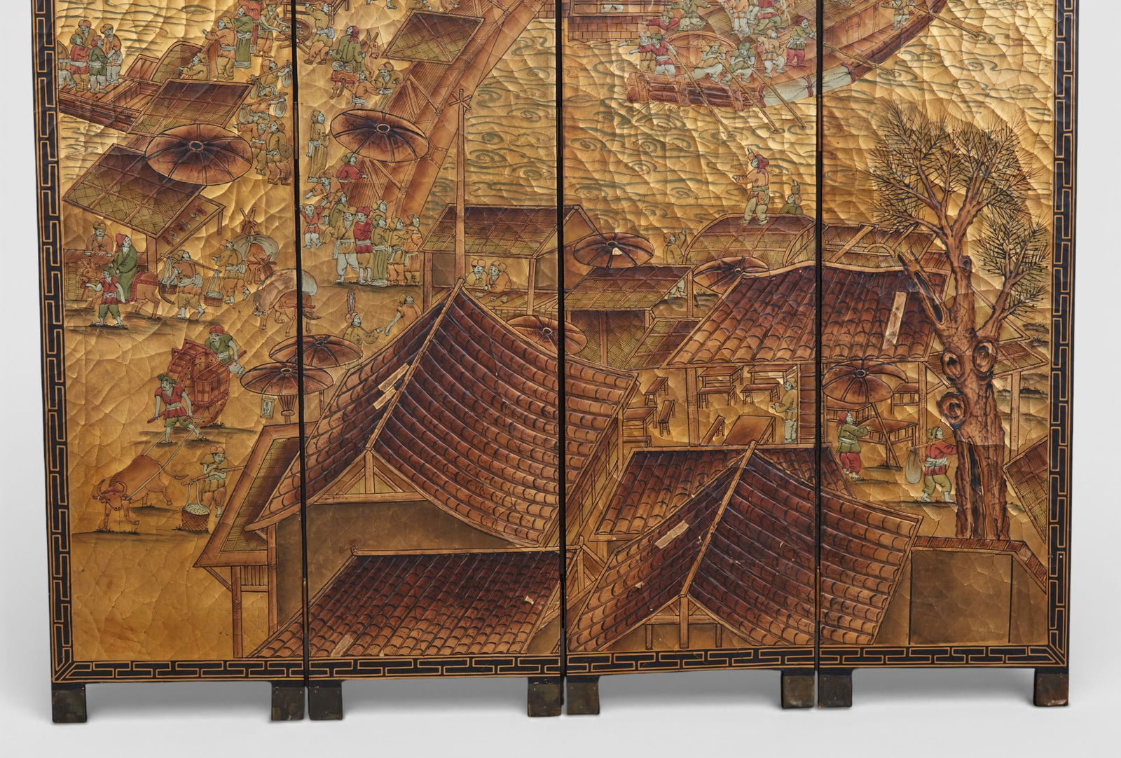 An eight panel screen - 9