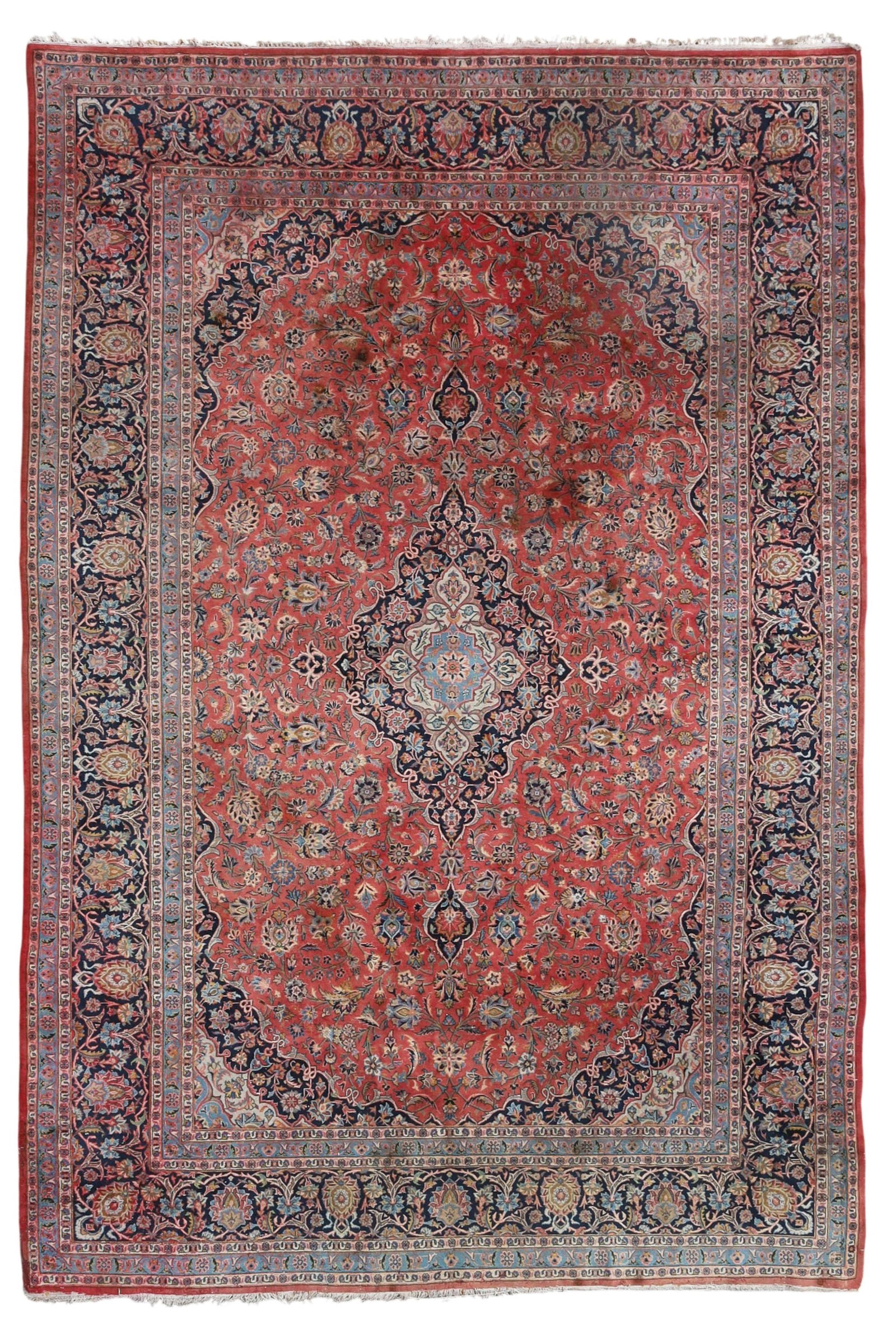 A Persian Kashan area rug (1 of 3)