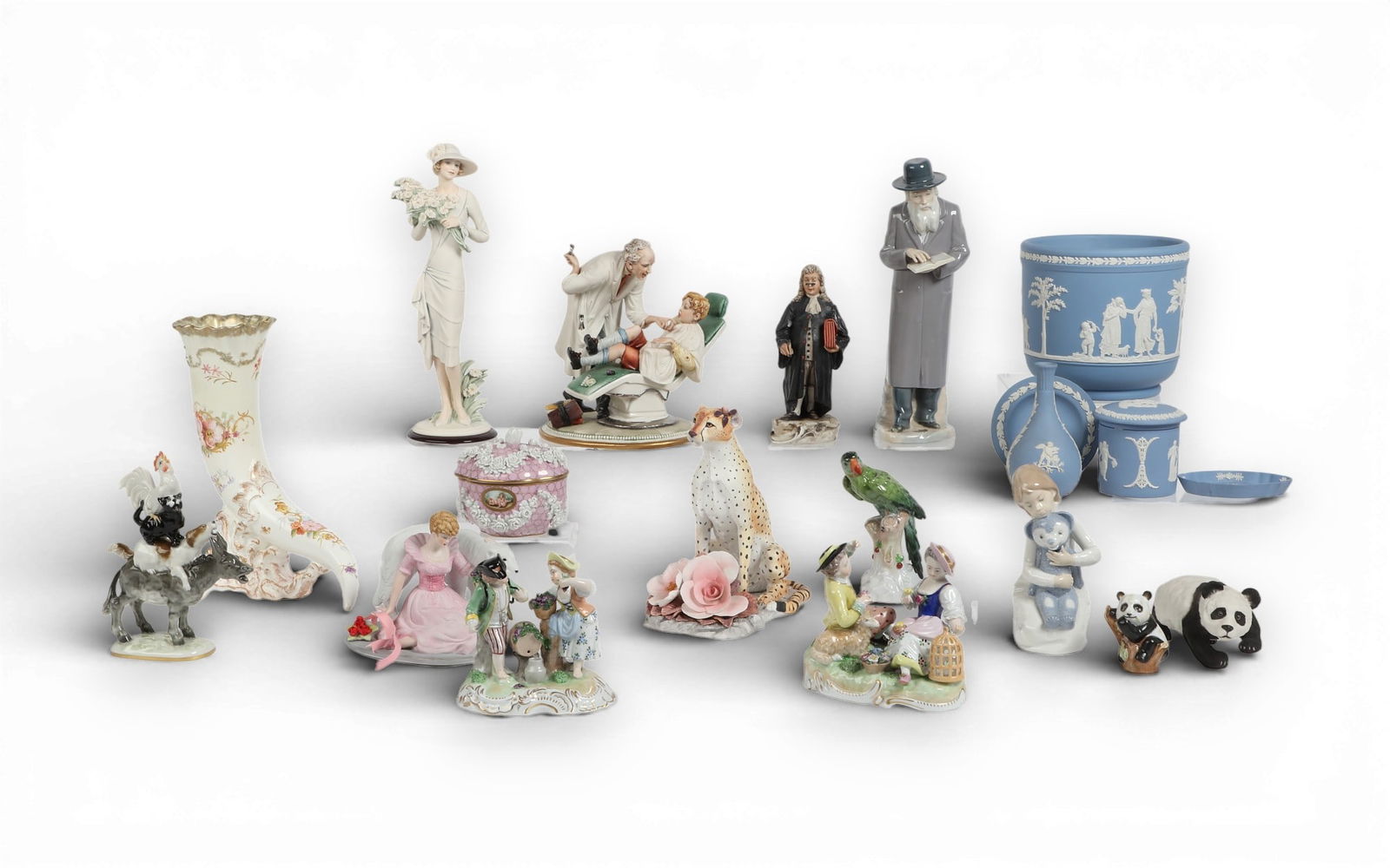 A group of twenty Continental ceramic table articles (1 of 5)