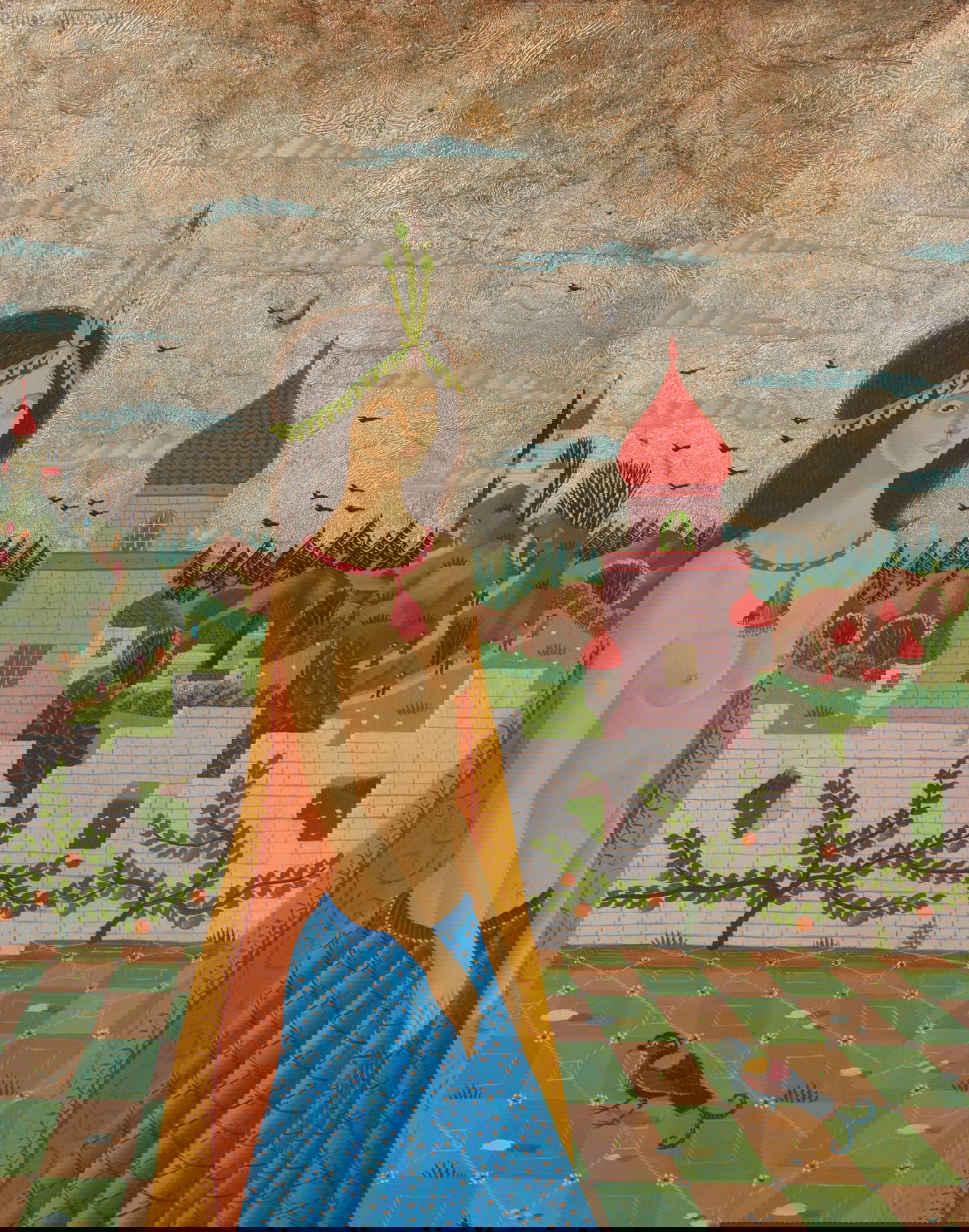 Alain Thomas (1942-), Untitled, Oil on board, Framed: 22 x 19 in. (55.9 x 48.3 cm.) (1 of 3)