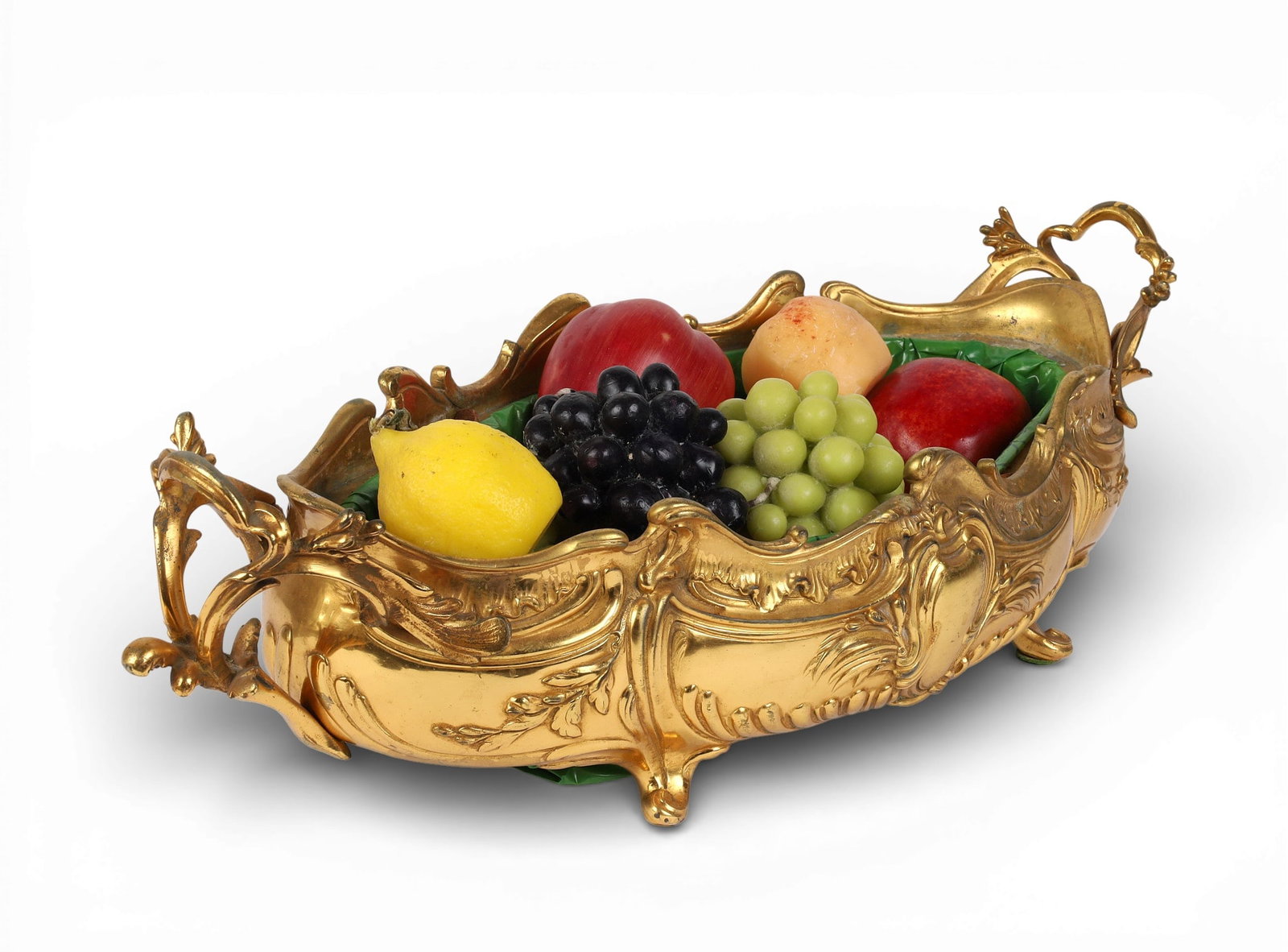 A gilt bronze oval jardiniere (1 of 4)