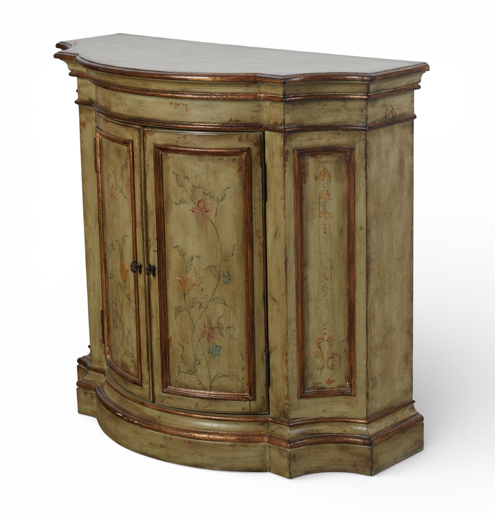 A two door painted cabinet (1 of 7)