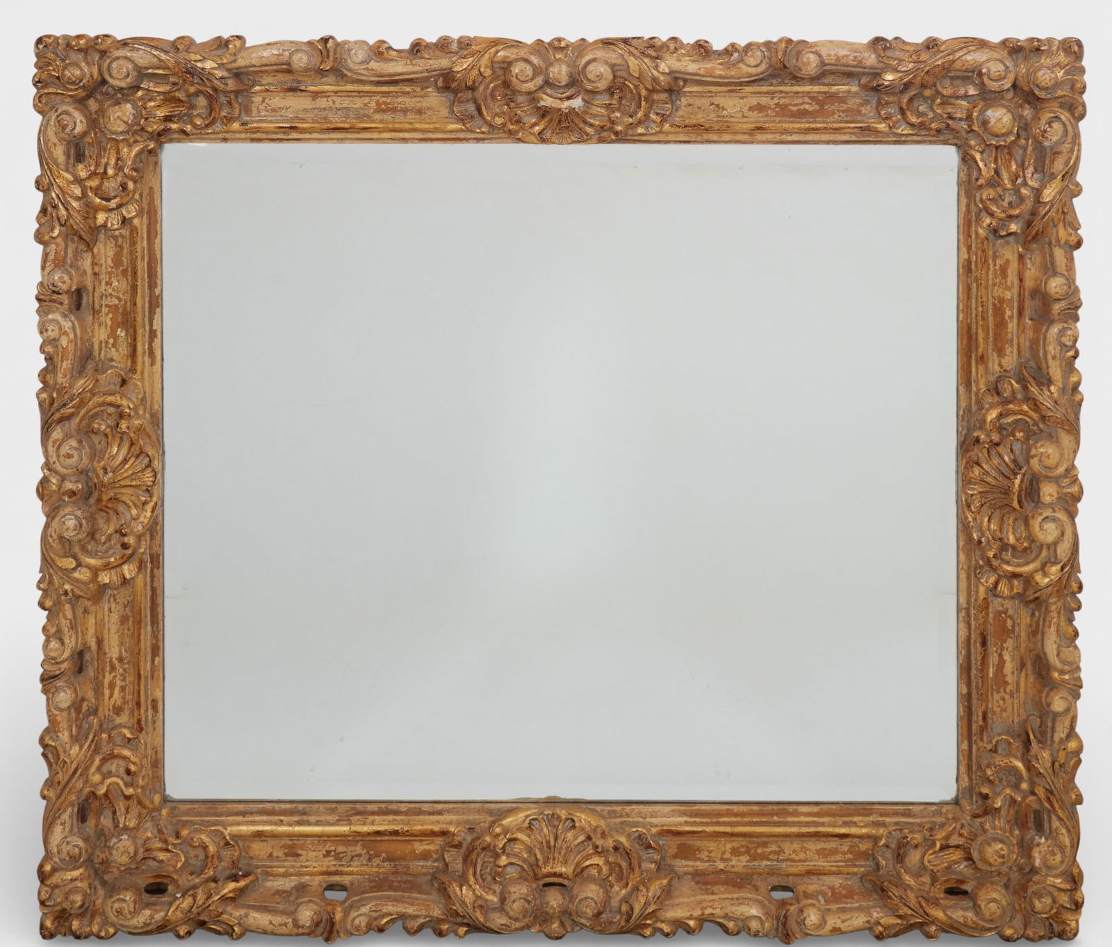 A gilt wood mirror (1 of 6)