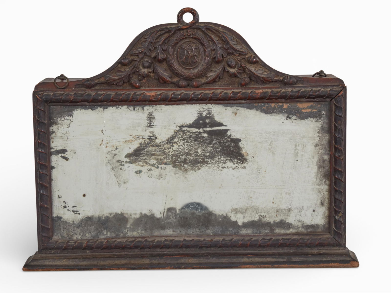 An antique carved wood canopy for a bed (1 of 3)