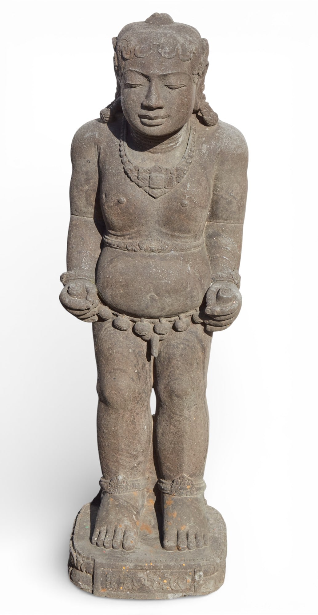 A large khmer stone male hari-hara (1 of 6)